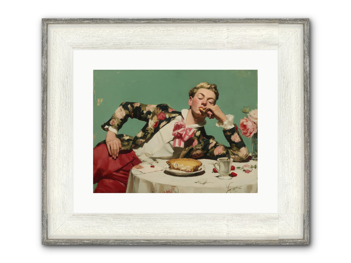 Joyful Expectation Framed Print - Driftwood White 16x12
