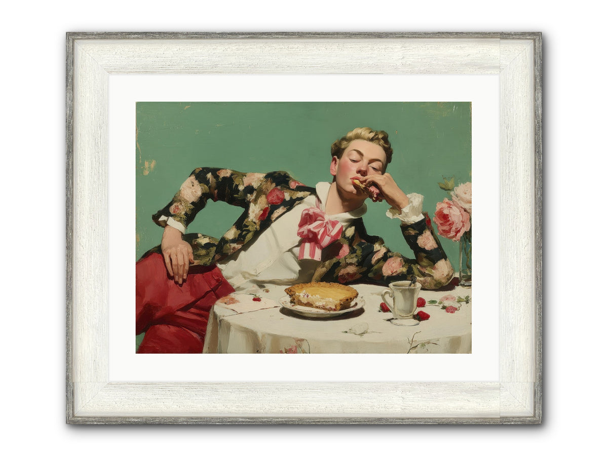 Joyful Expectation Framed Print - Driftwood White 24x18