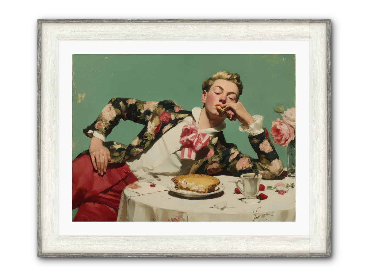 Joyful Expectation Framed Print - Driftwood White 32x24