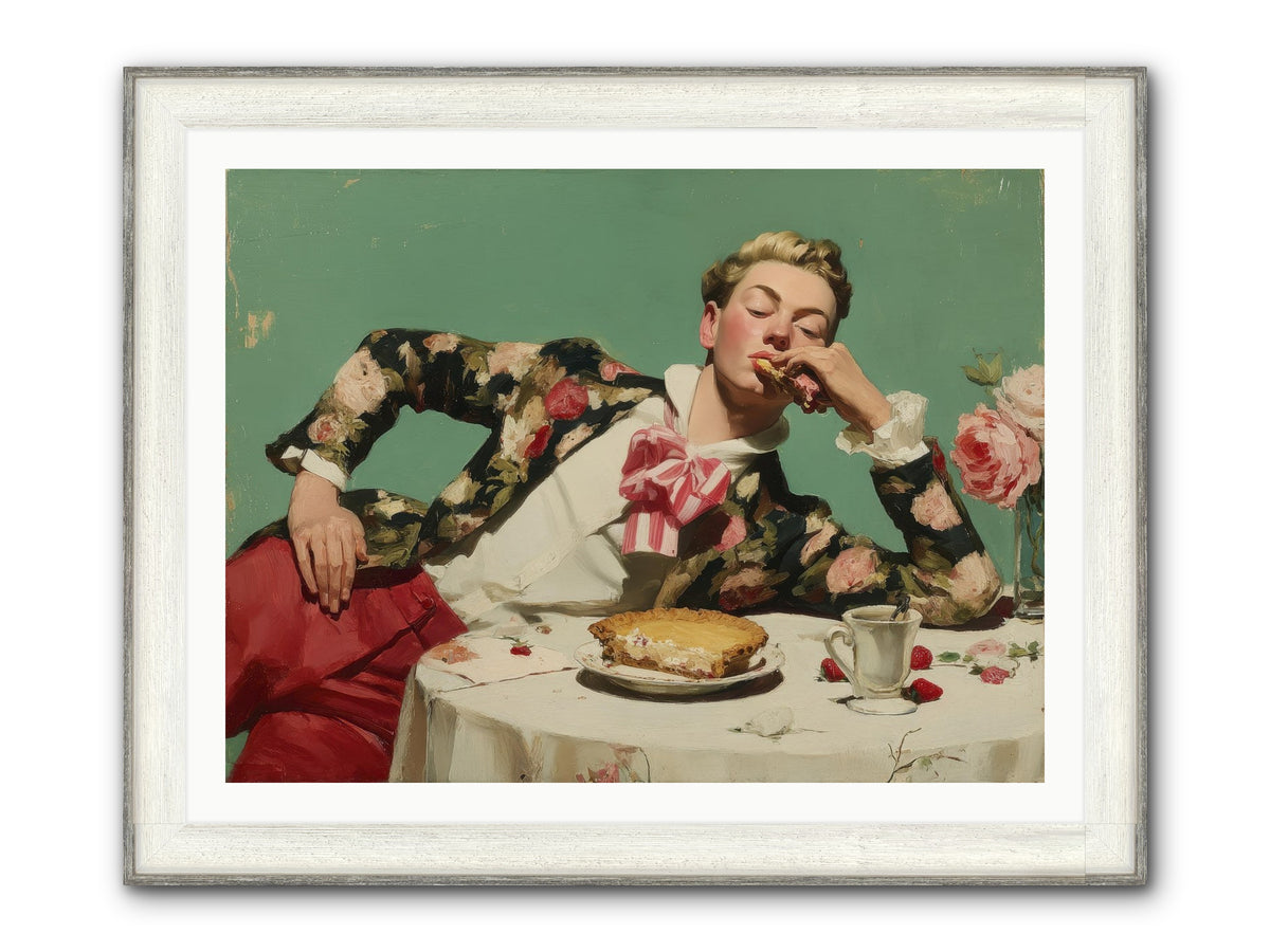 Joyful Expectation Framed Print - Driftwood White 40x30