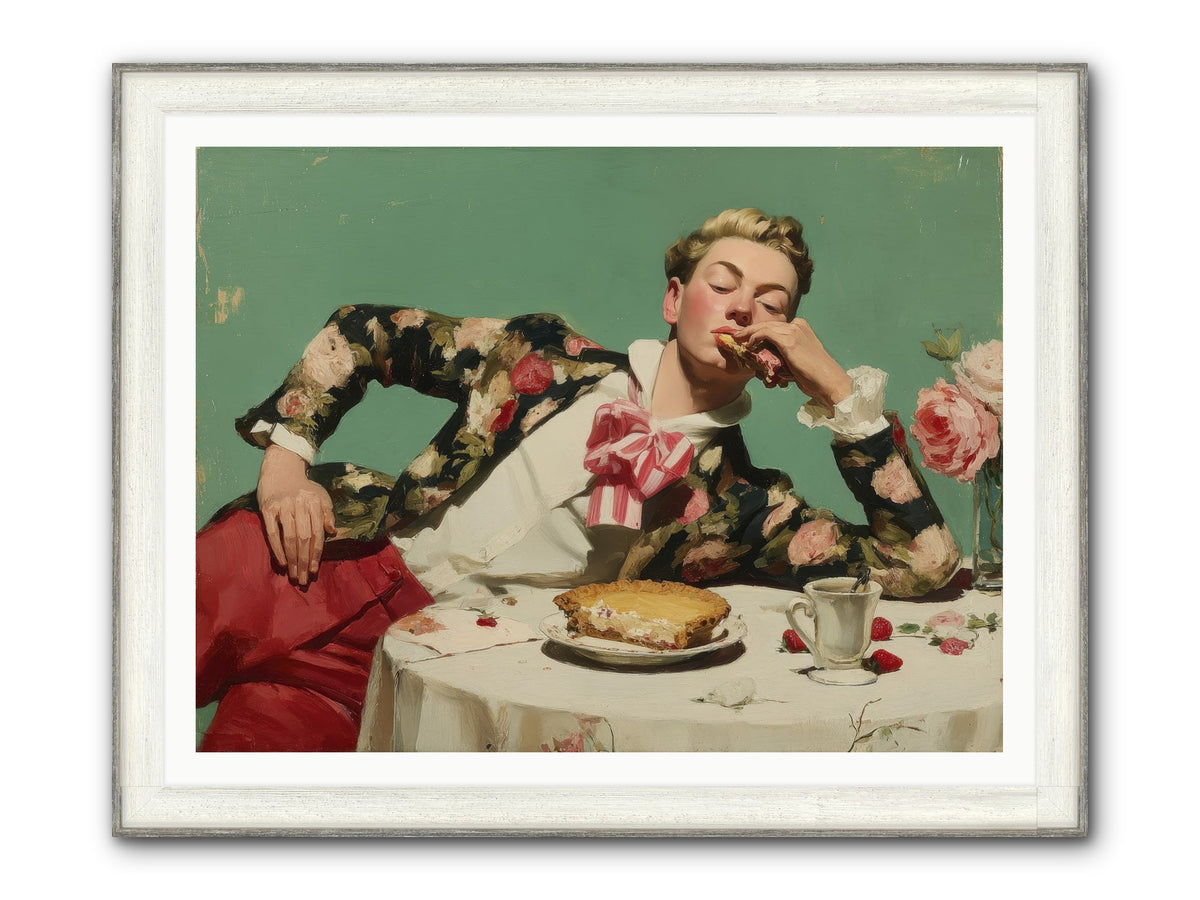 Joyful Expectation Framed Print - Driftwood White 48x36