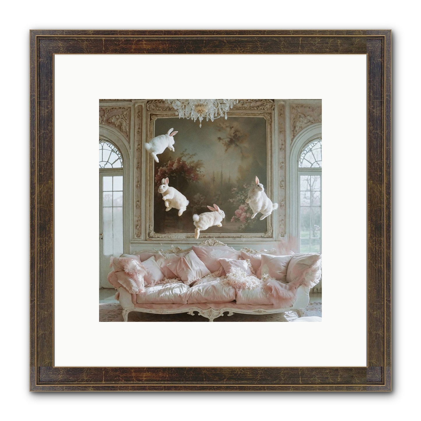 Jubilation Framed Print - Slimwoods Black/Gold 10x10
