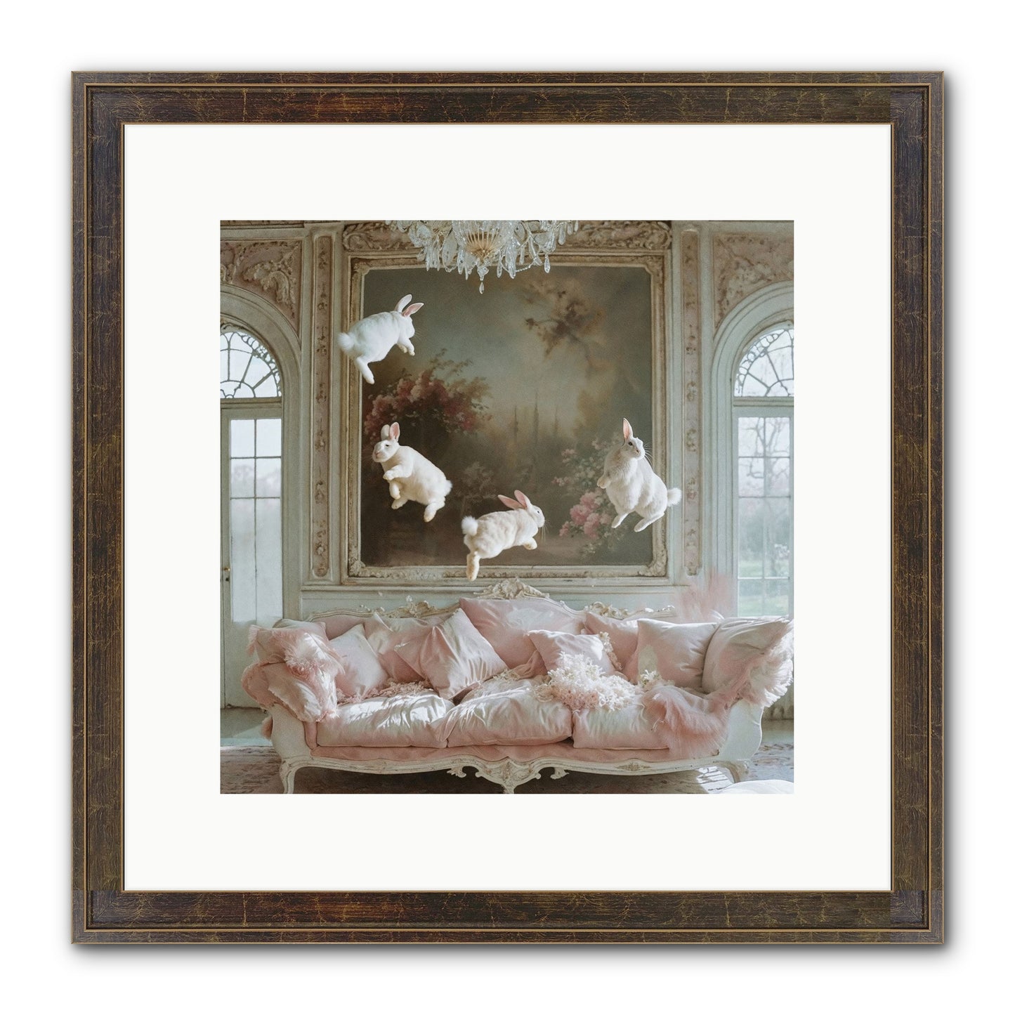 Jubilation Framed Print - Slimwoods Black/Gold 12x12