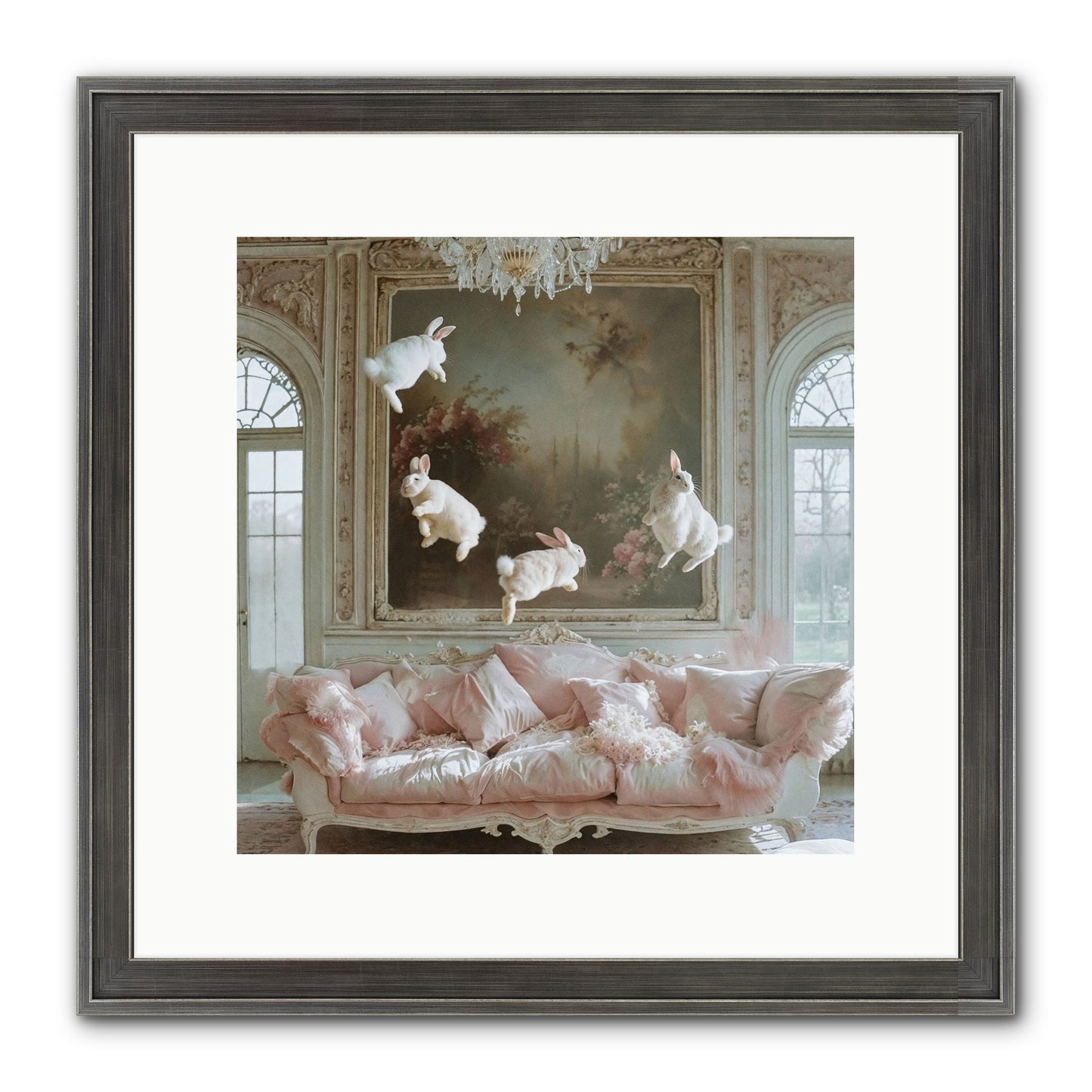 Jubilation Framed Print - Slimwoods Black/Silver 12x12