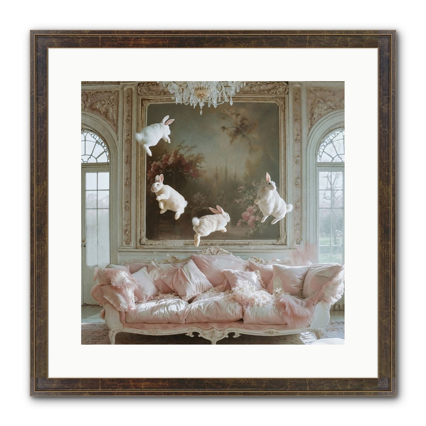 Jubilation Framed Print - Slimwoods Black/Gold 16x16