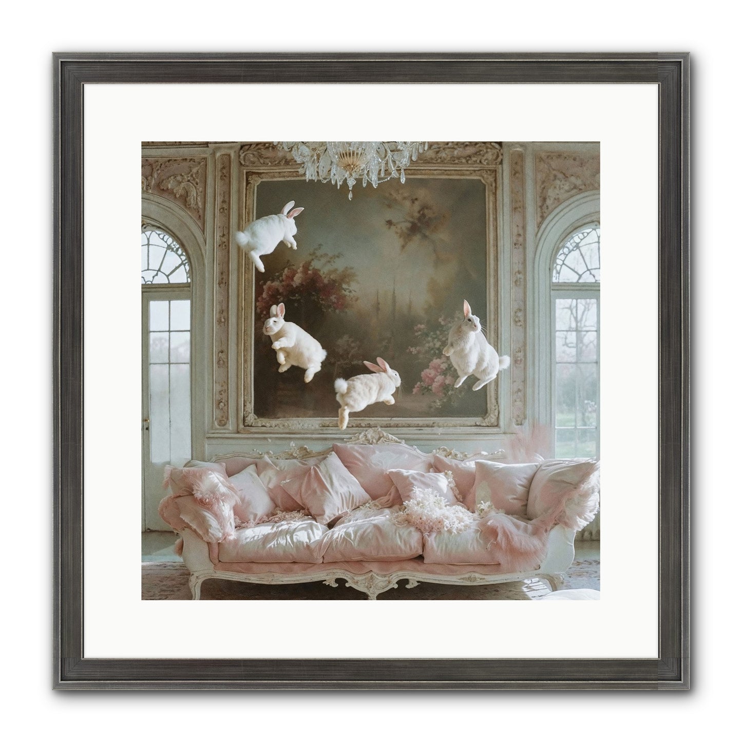 Jubilation Framed Print - Slimwoods Black/Silver 16x16