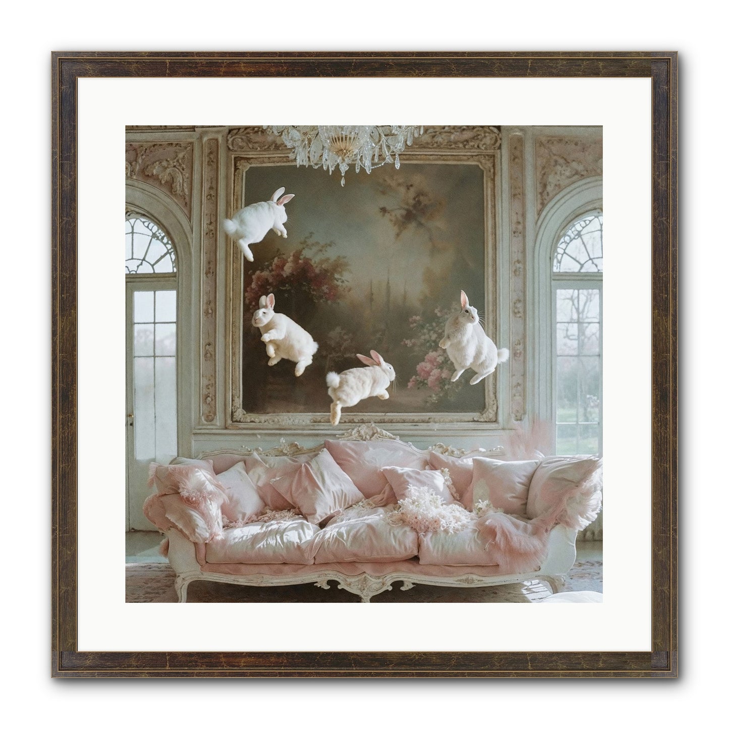 Jubilation Framed Print - Slimwoods Black/Gold 20x20