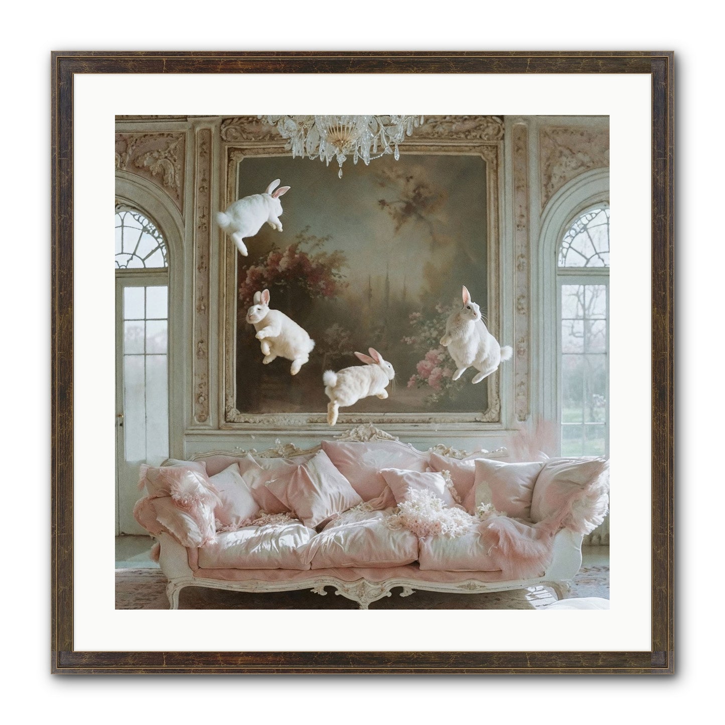Jubilation Framed Print - Slimwoods Black/Gold 24x24