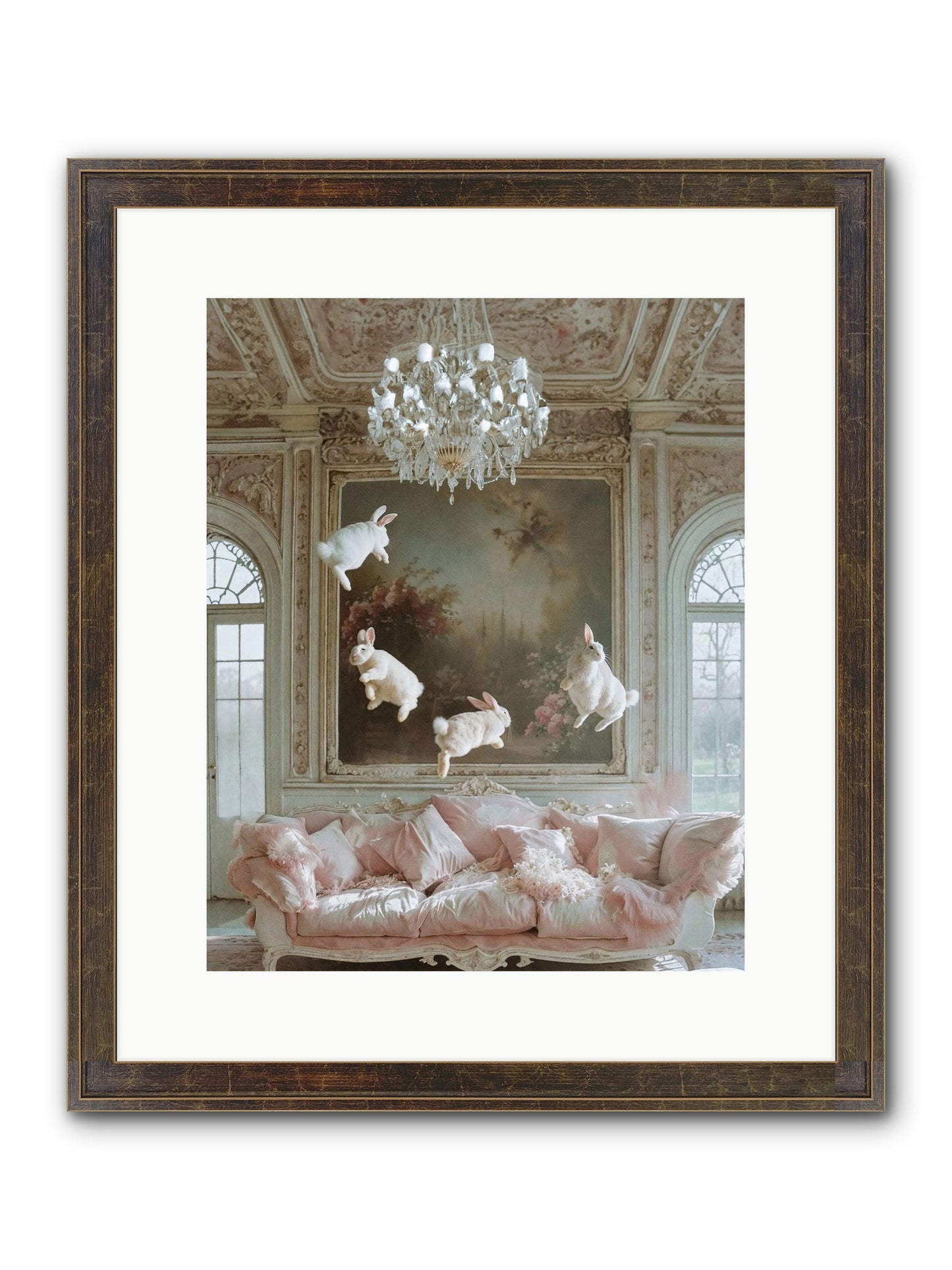 Jubilation Grande Framed Print - Slimwoods Black/Gold 12x15