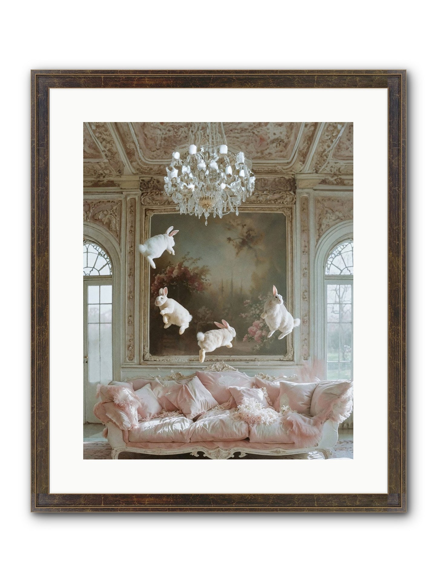 Jubilation Grande Framed Print - Slimwoods Black/Gold 16x20