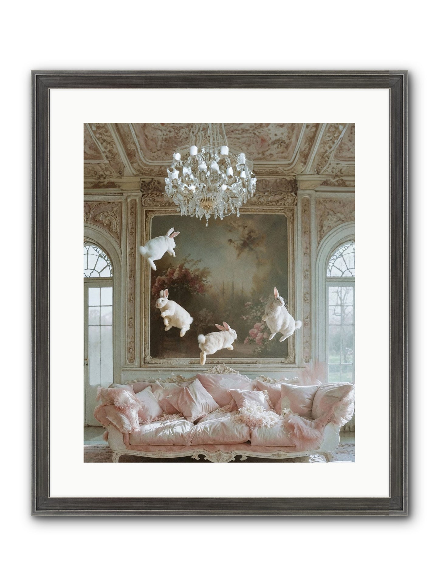 Jubilation Grande Framed Print - Slimwoods Black/Silver 16x20