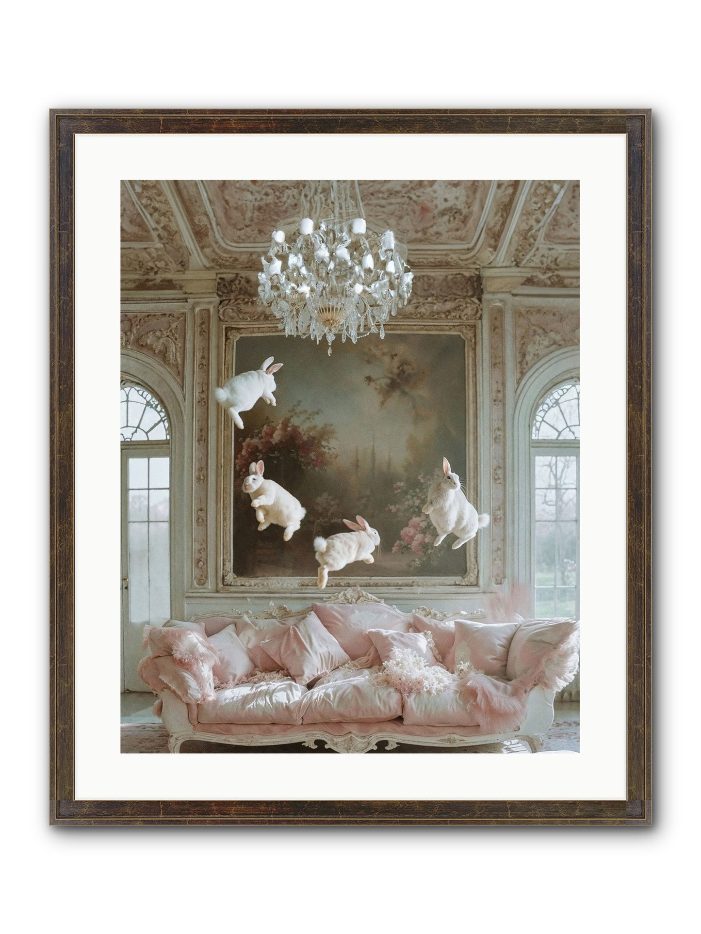 Jubilation Grande Framed Print - Slimwoods Black/Gold 20x25