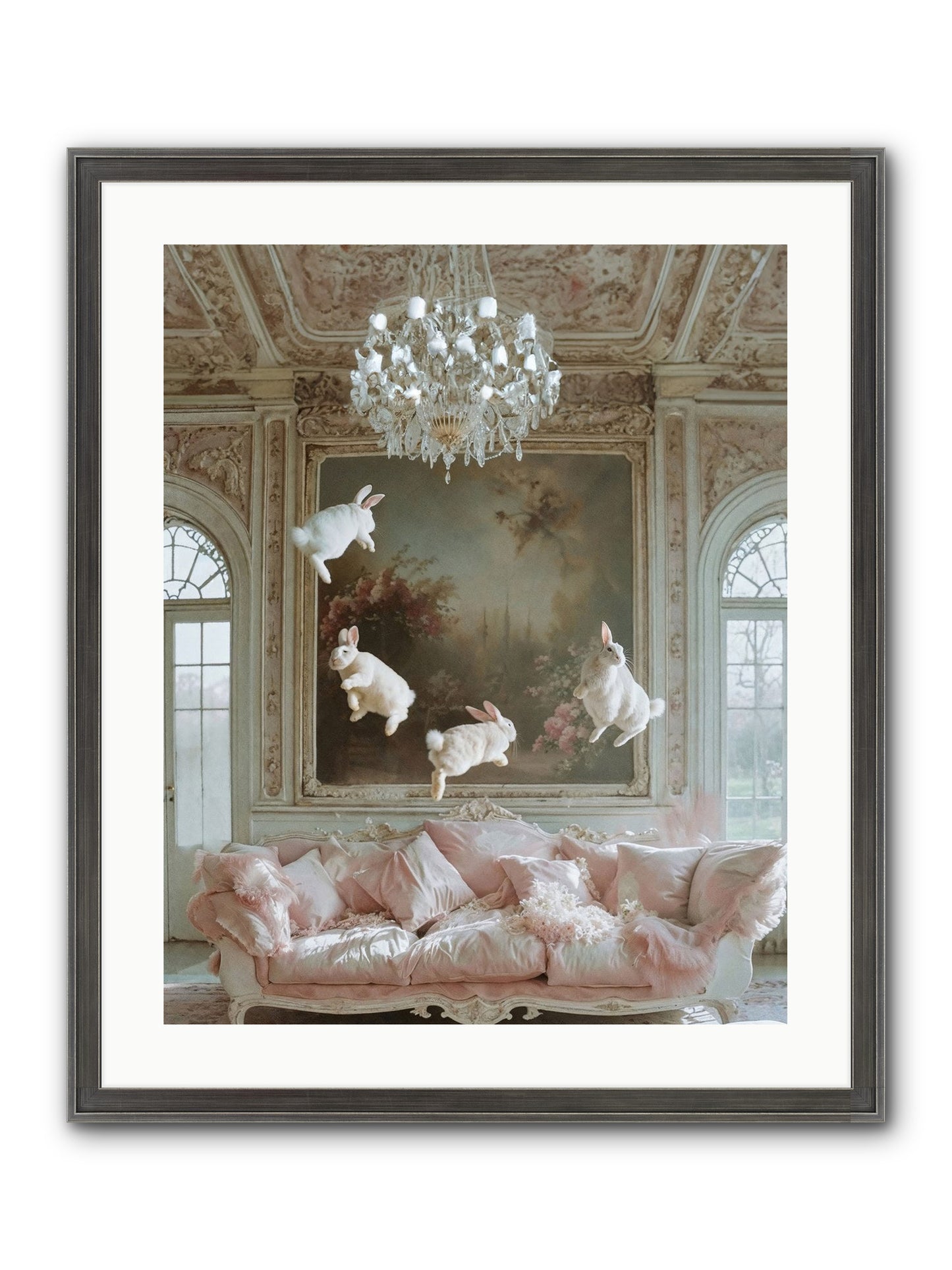 Jubilation Grande Framed Print - Slimwoods Black/Silver 20x25
