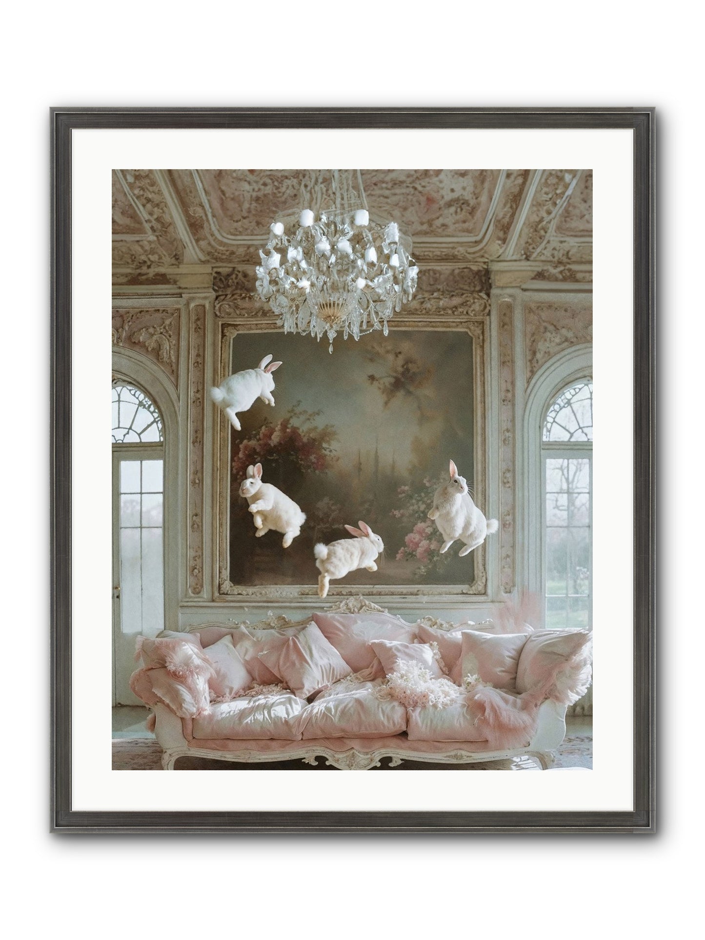Jubilation Grande Framed Print - Slimwoods Black/Silver 24x30