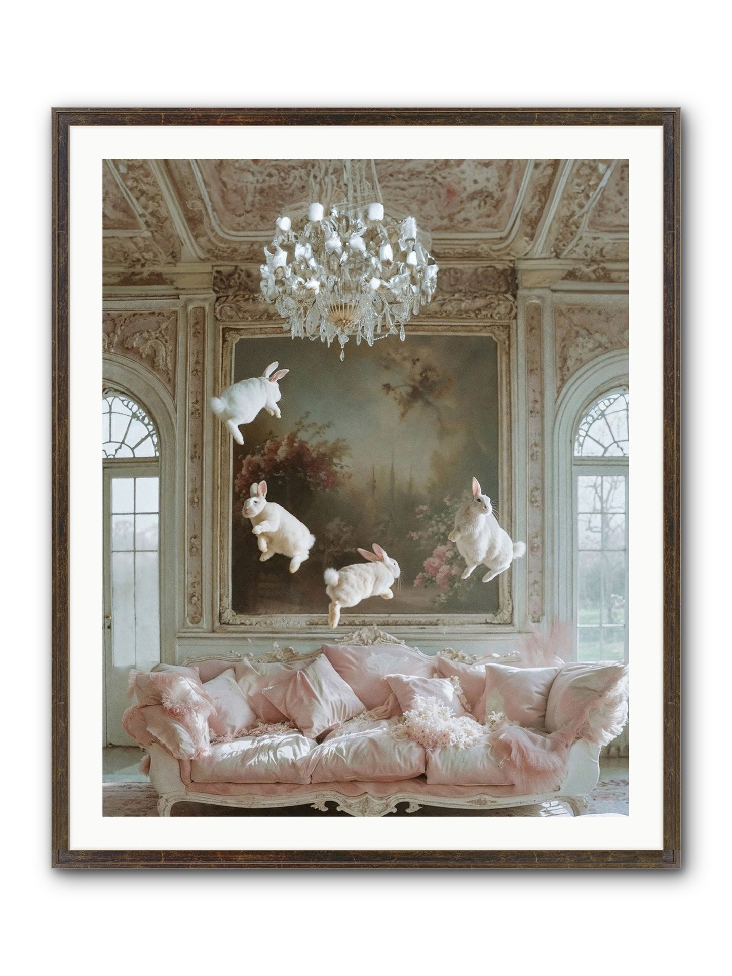 Jubilation Grande Framed Print - Slimwoods Black/Gold 32x40