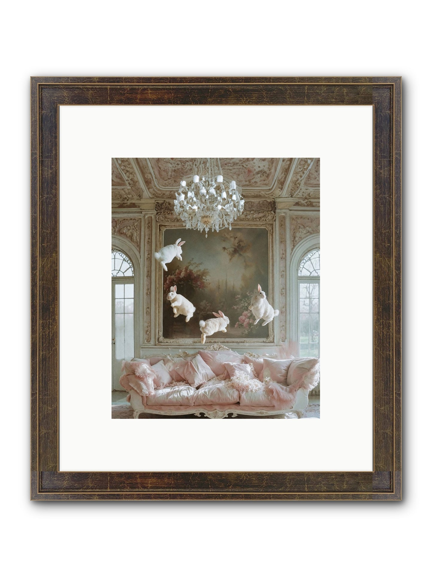 Jubilation Grande Framed Print - Slimwoods Black/Gold 8x10