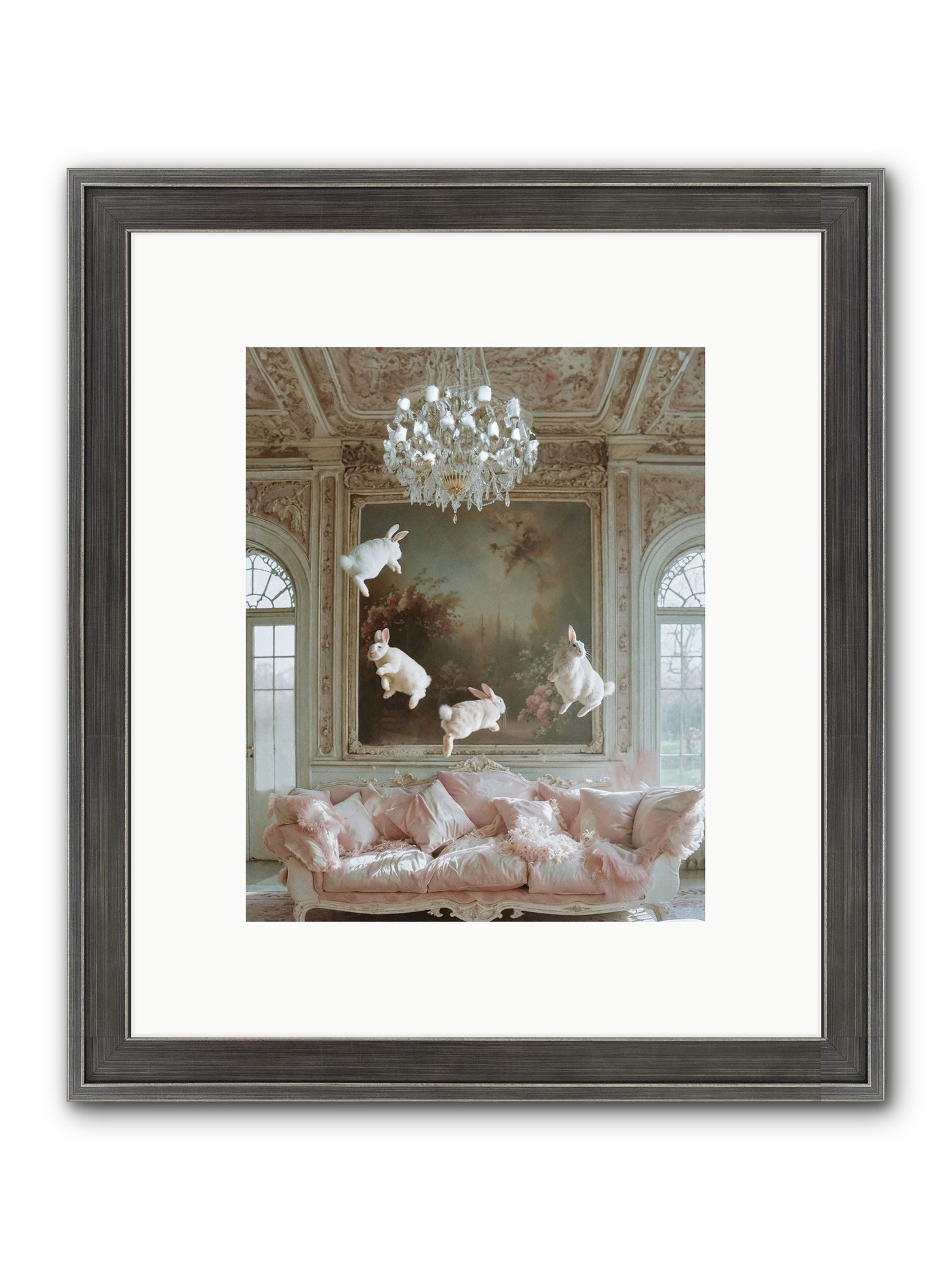 Jubilation Grande Framed Print - Slimwoods Black/Silver 8x10