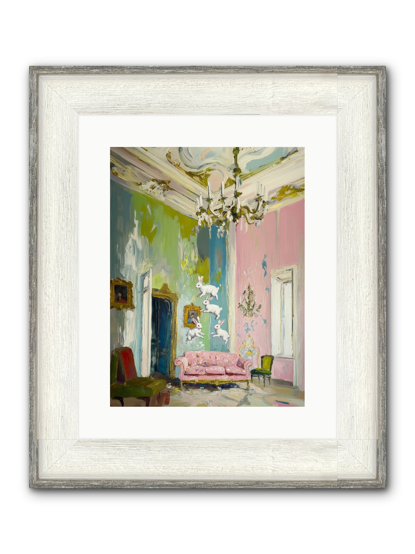 Jubilation No. 10 Framed Print - Driftwood White 12x16