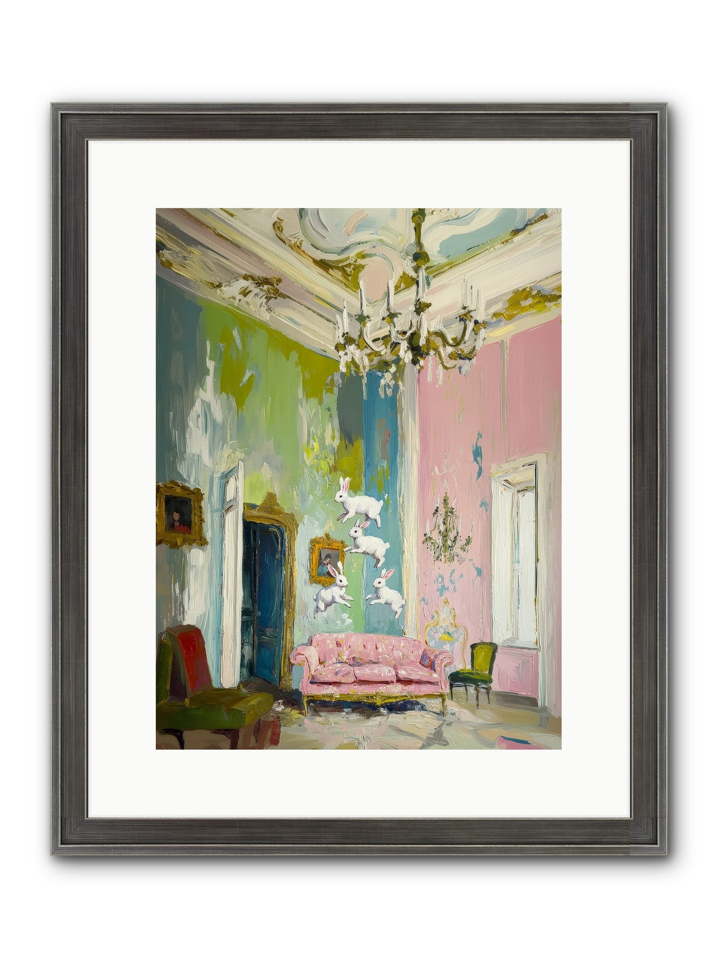 Jubilation No. 10 Framed Print - Slimwoods Black/Silver 12x16