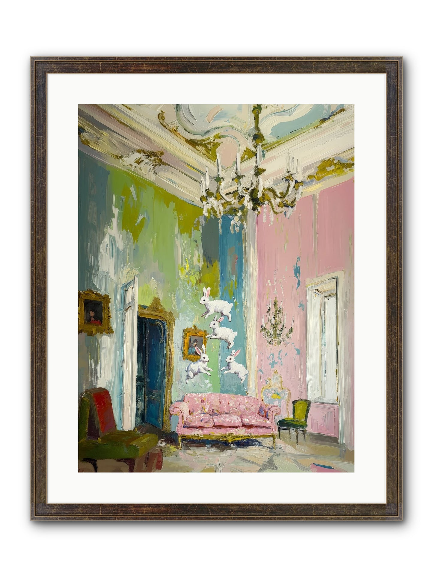 Jubilation No. 10 Framed Print - Slimwoods Black/Gold 18x24