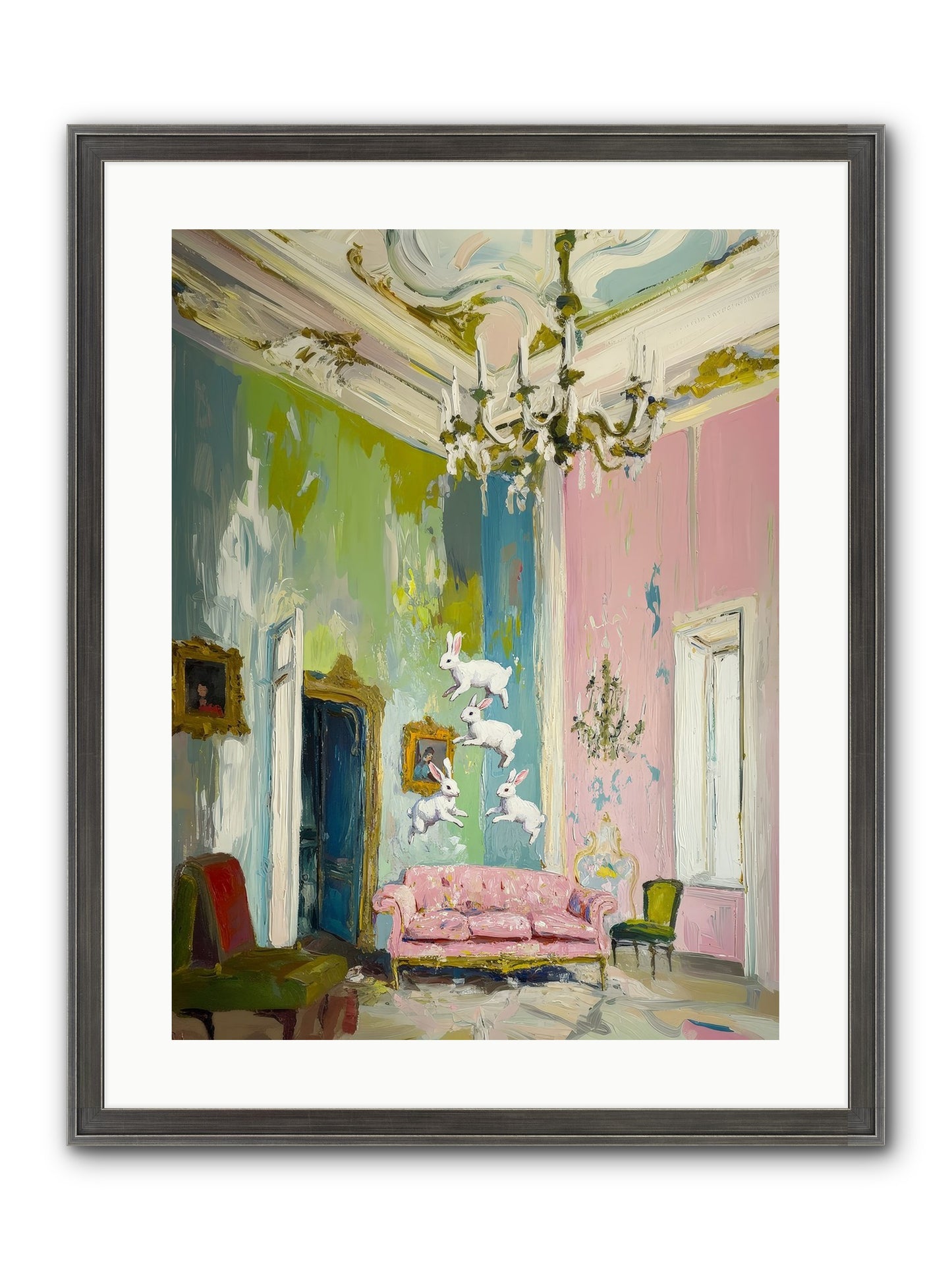 Jubilation No. 10 Framed Print - Slimwoods Black/Silver 18x24