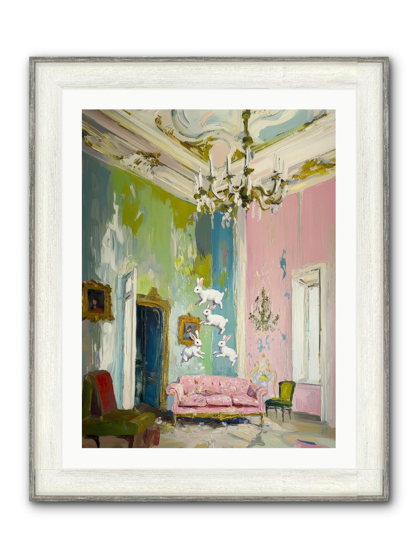 Jubilation No. 10 Framed Print - Driftwood White 24x32
