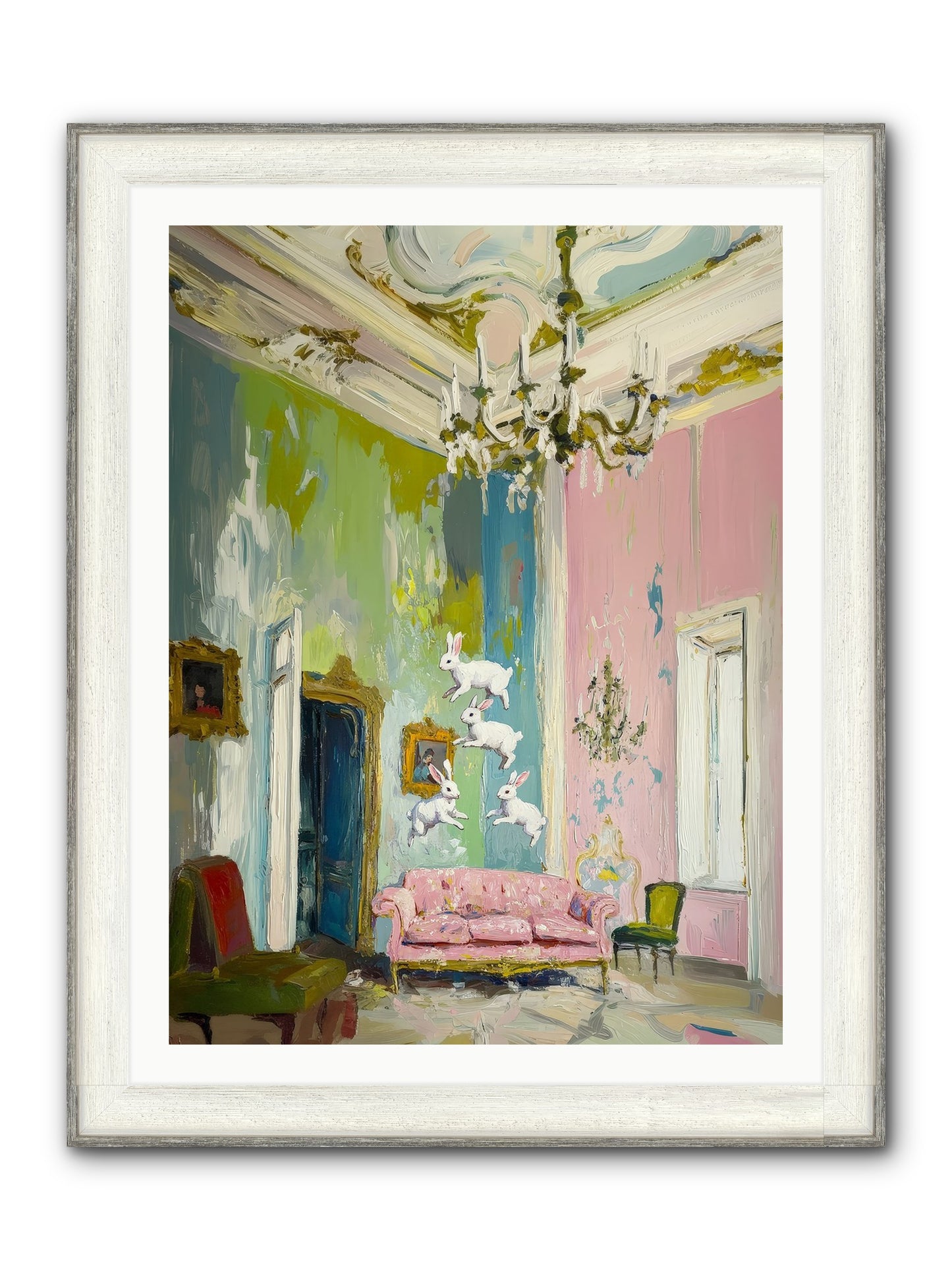 Jubilation No. 10 Framed Print - Driftwood White 30x40