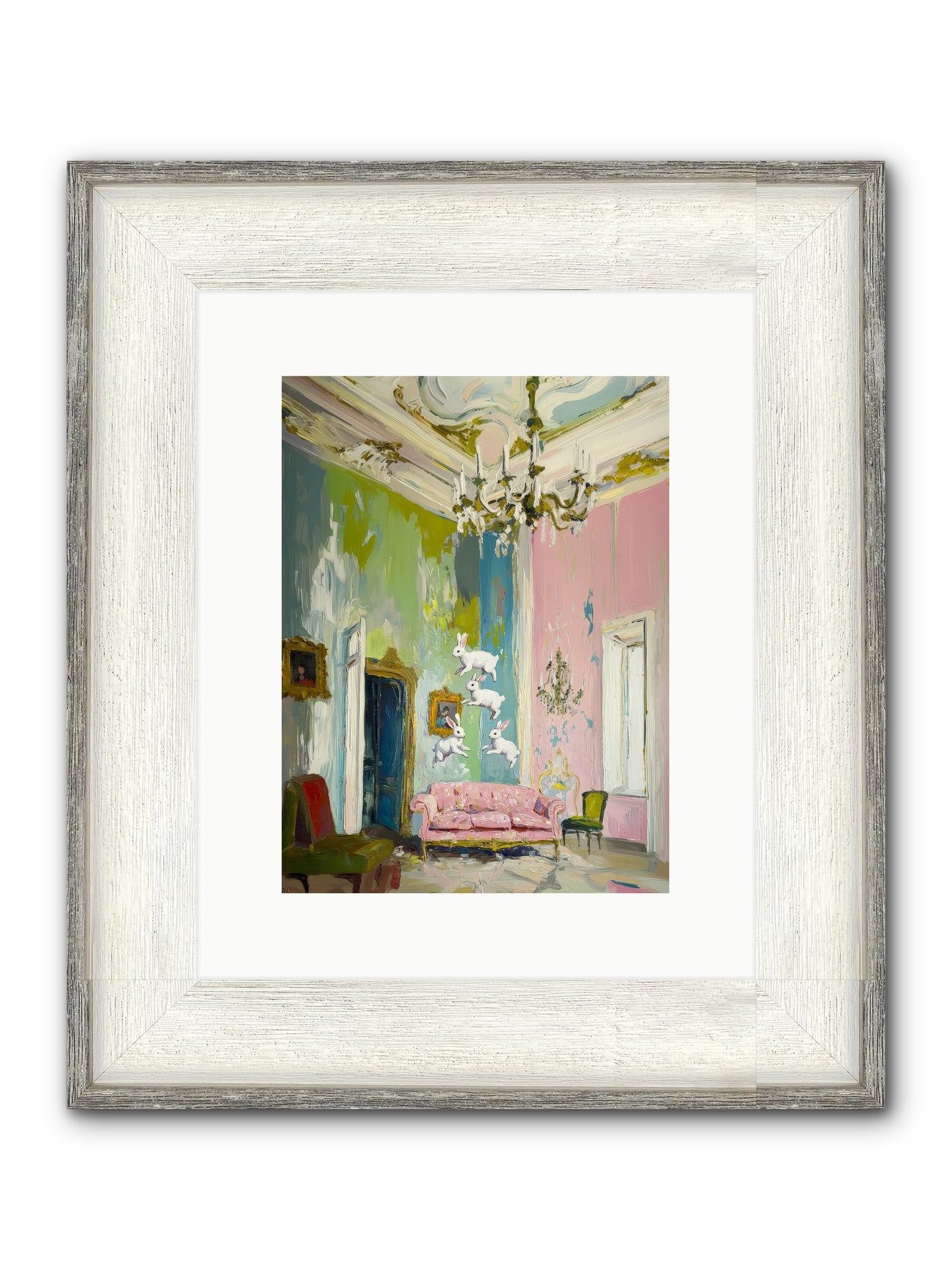 Jubilation No. 10 Framed Print - Driftwood White 9x12