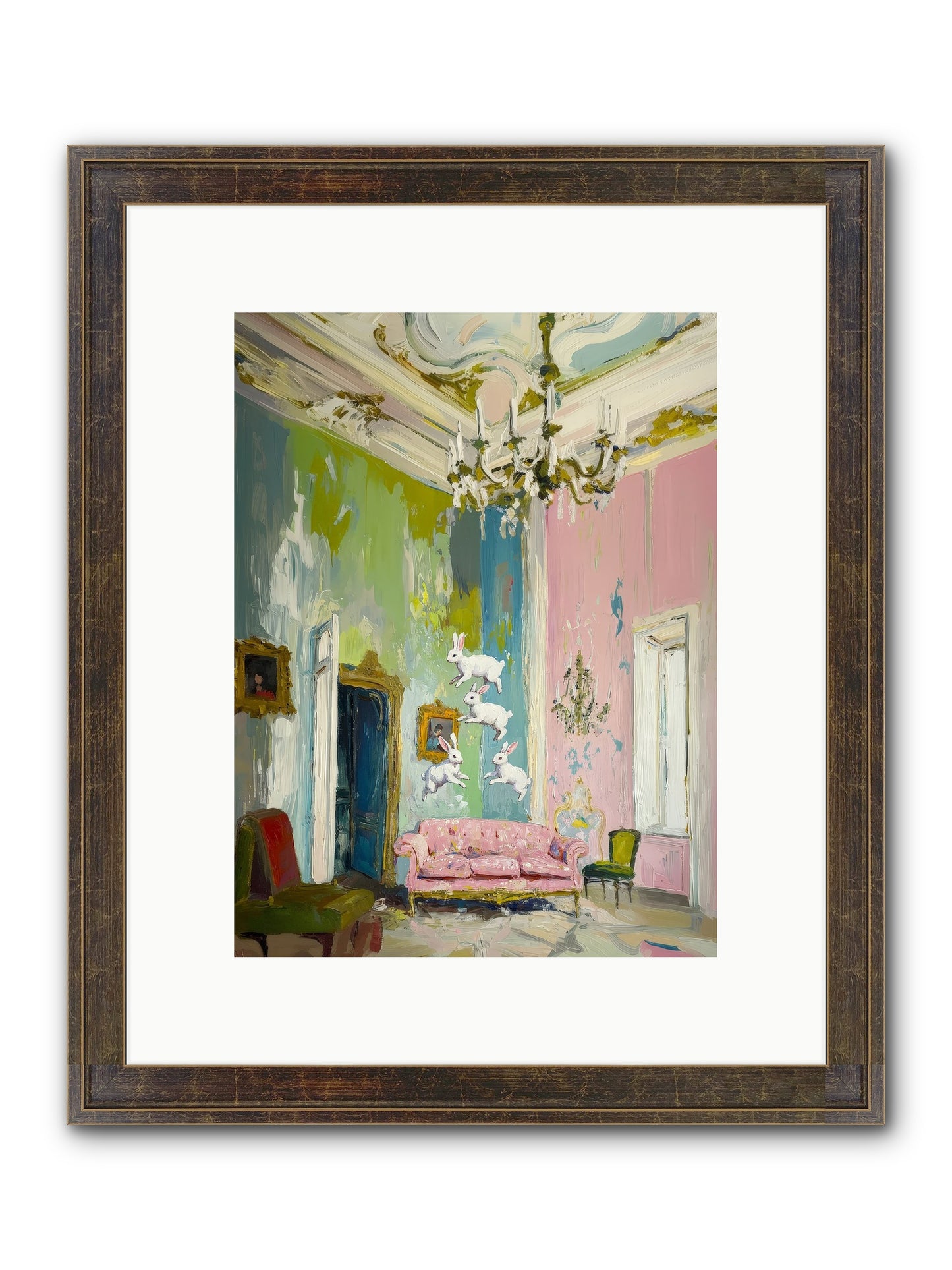 Jubilation No. 10 Framed Print - Slimwoods Black/Gold 9x12