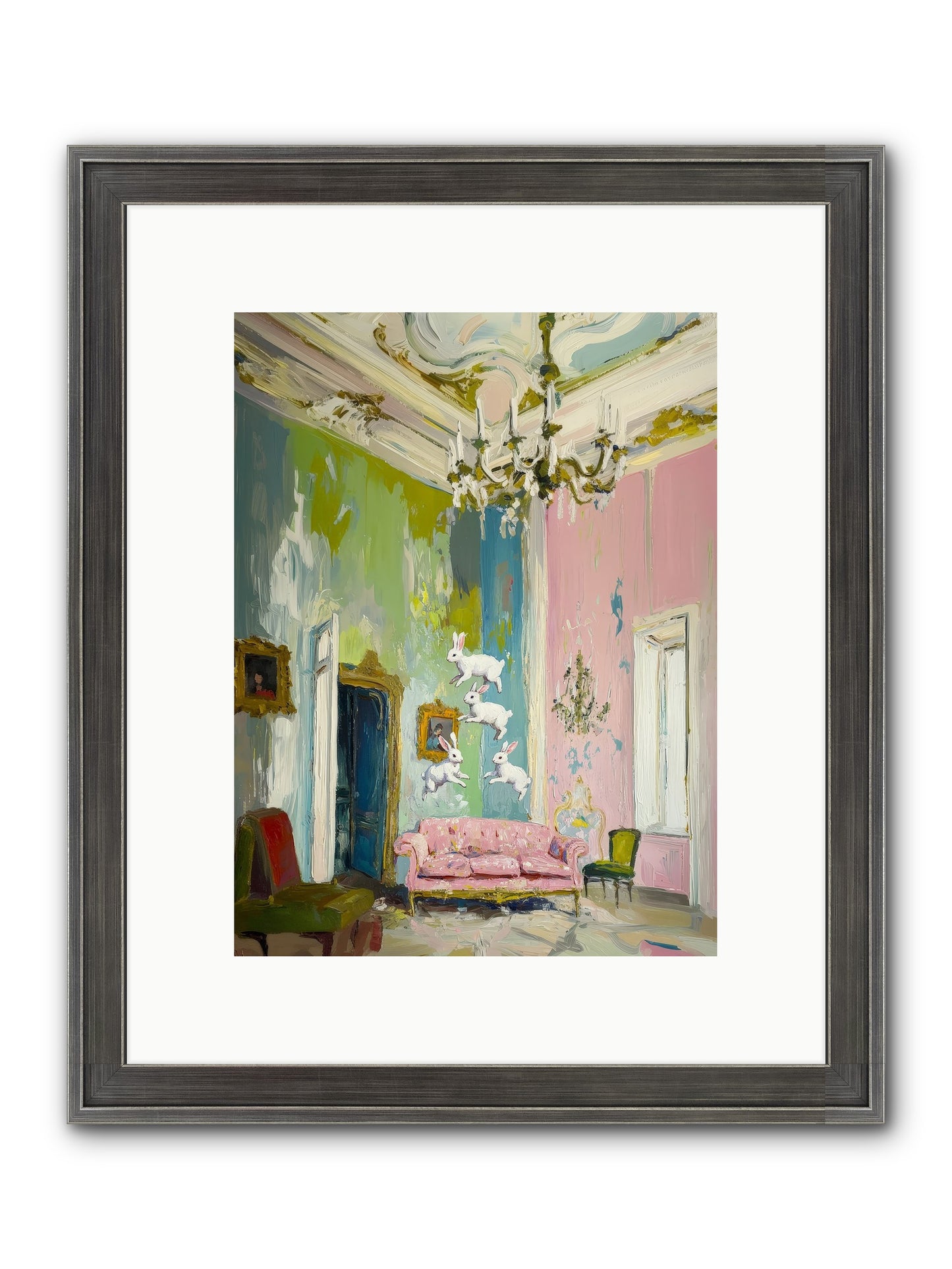 Jubilation No. 10 Framed Print - Slimwoods Black/Silver 9x12
