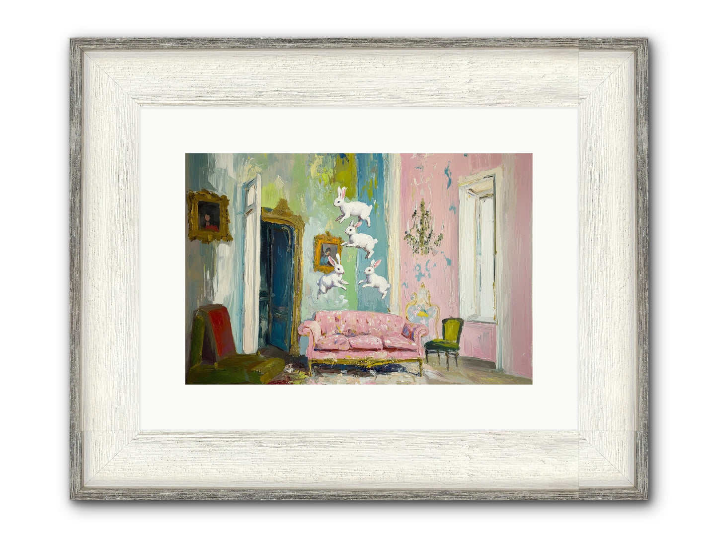 Jubilation No. 11 Framed Print - Driftwood White 15x10
