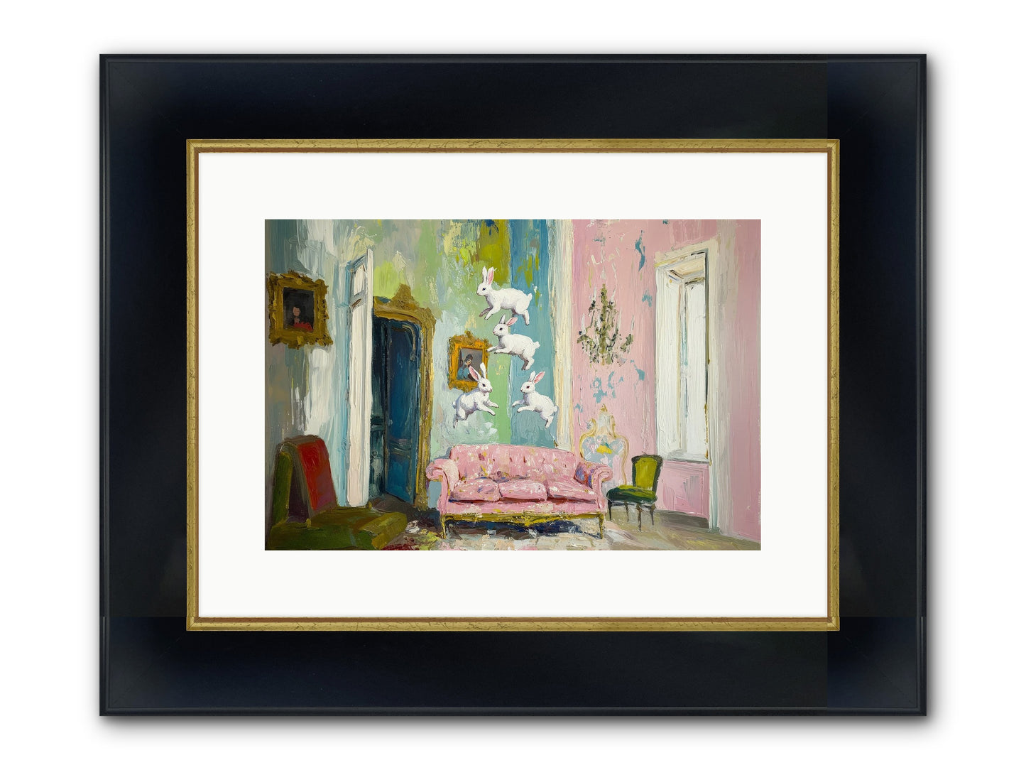 Jubilation No. 11 Framed Print - Wide Black w/Gold 15x10