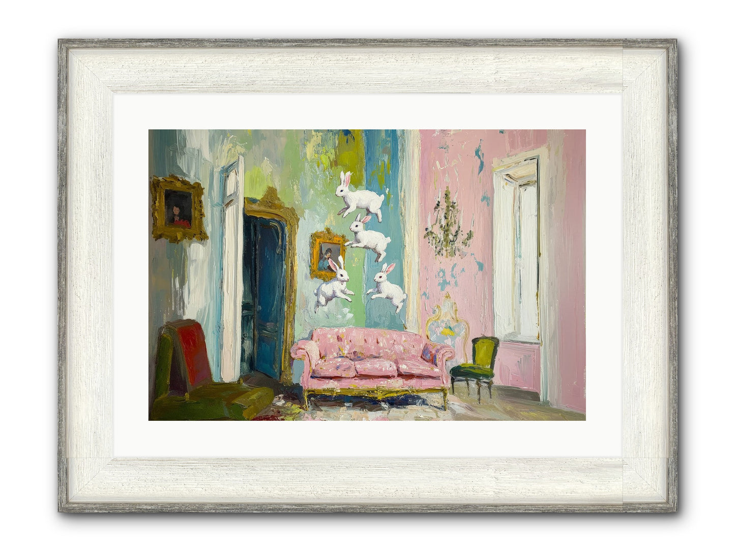Jubilation No. 11 Framed Print - Driftwood White 24x16