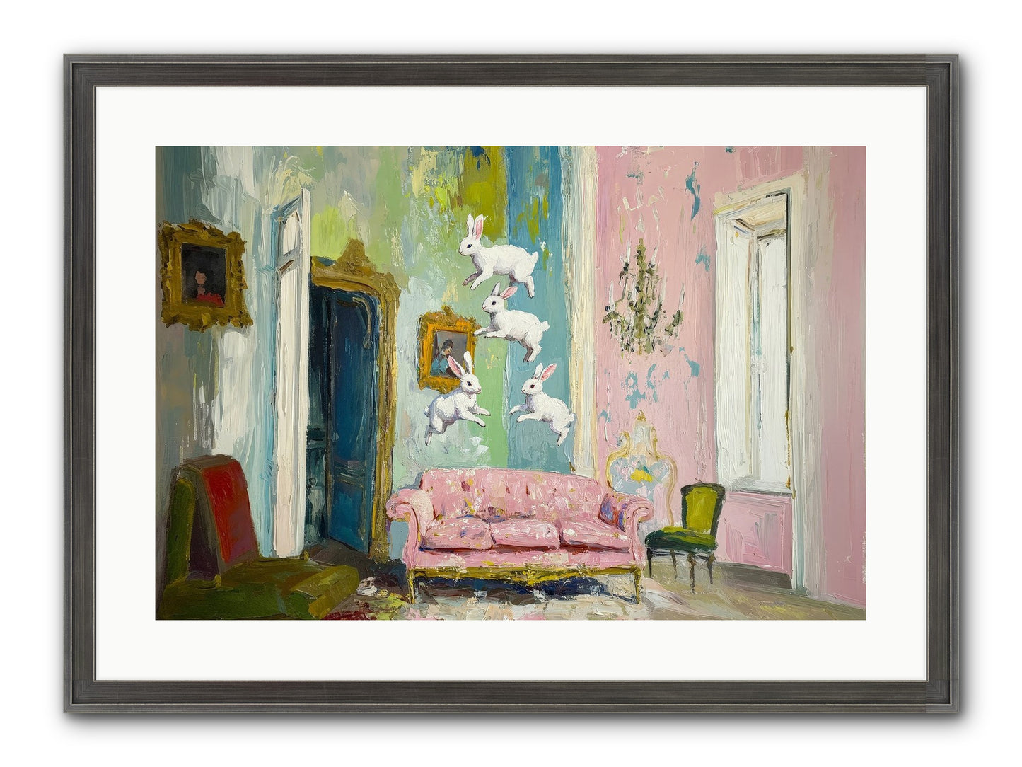 Jubilation No. 11 Framed Print - Slimwoods Black/Silver 24x16