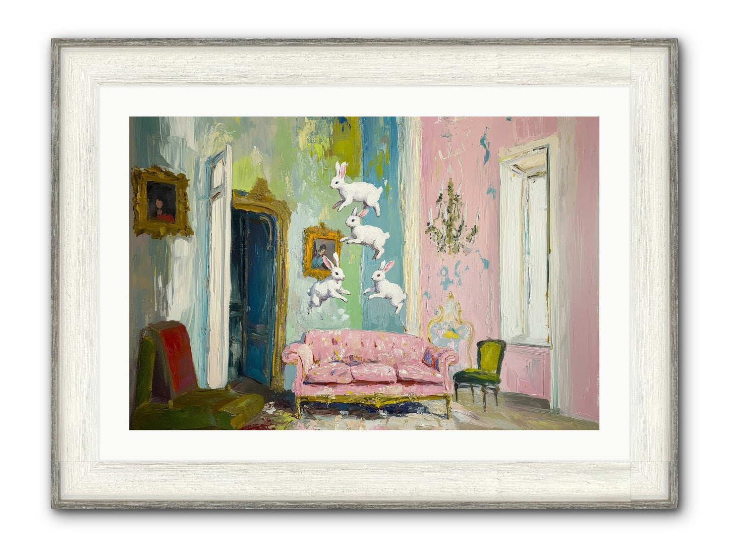 Jubilation No. 11 Framed Print - Driftwood White 30x20