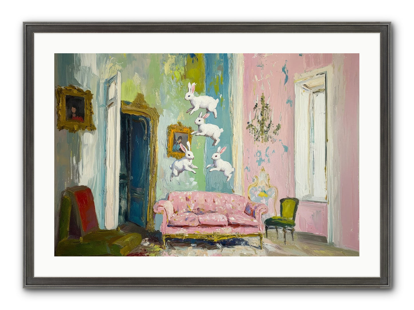 Jubilation No. 11 Framed Print - Slimwoods Black/Silver 30x20