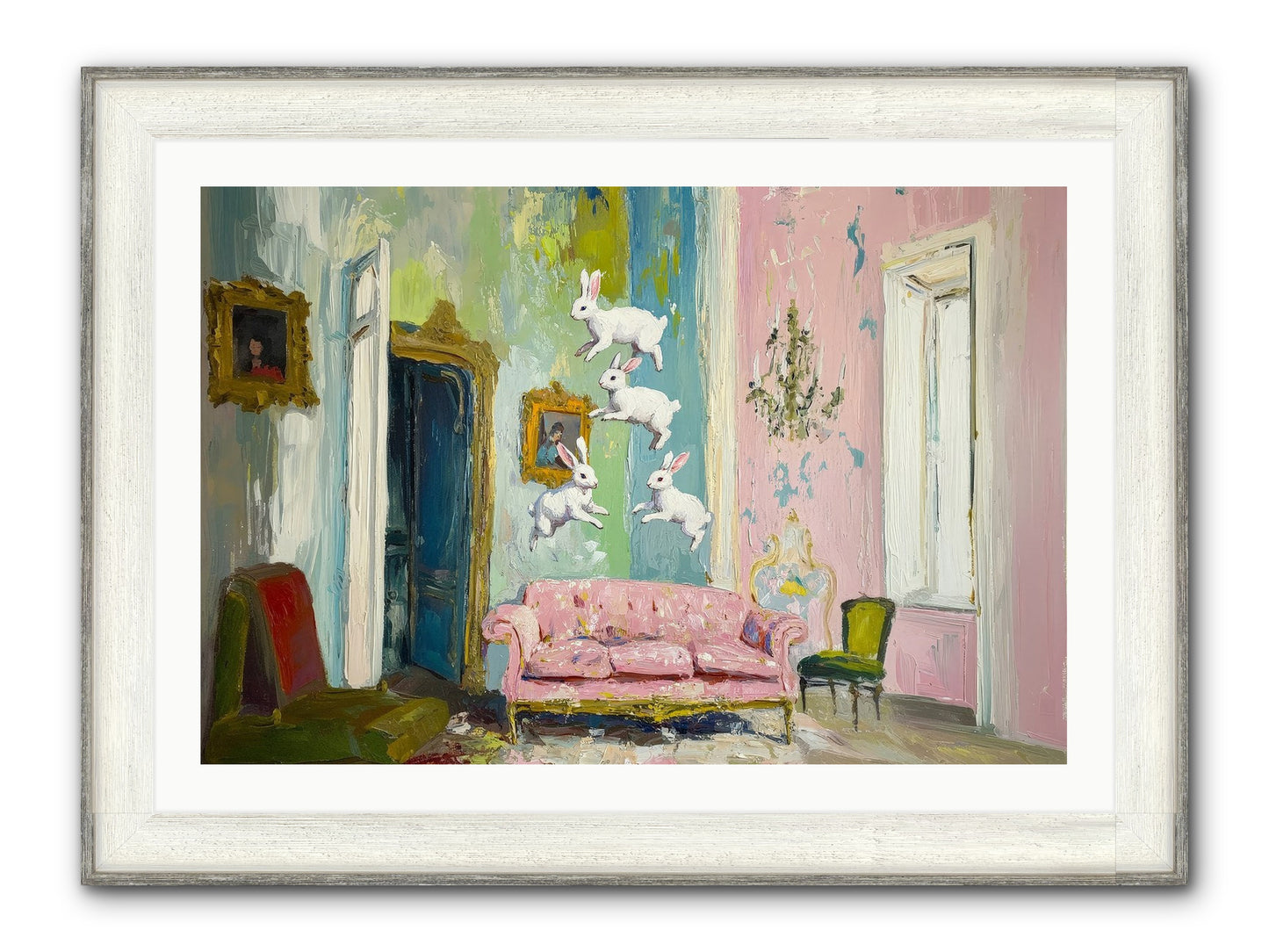 Jubilation No. 11 Framed Print - Driftwood White 36x24