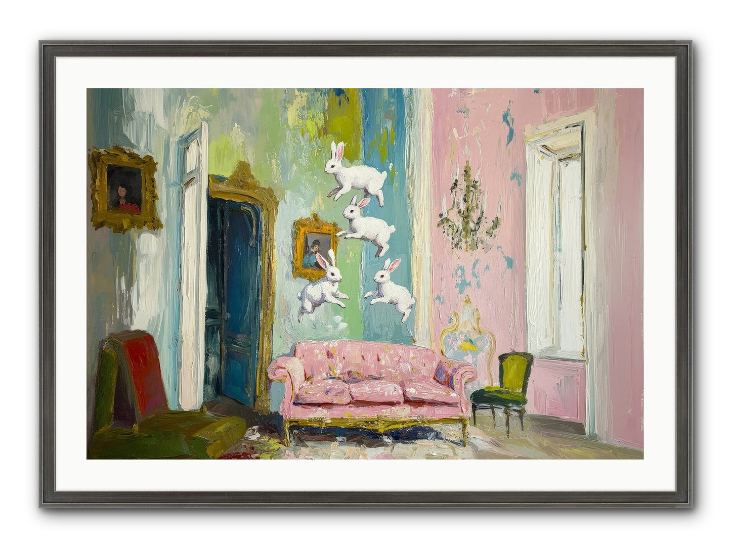 Jubilation No. 11 Framed Print - Slimwoods Black/Silver 36x24