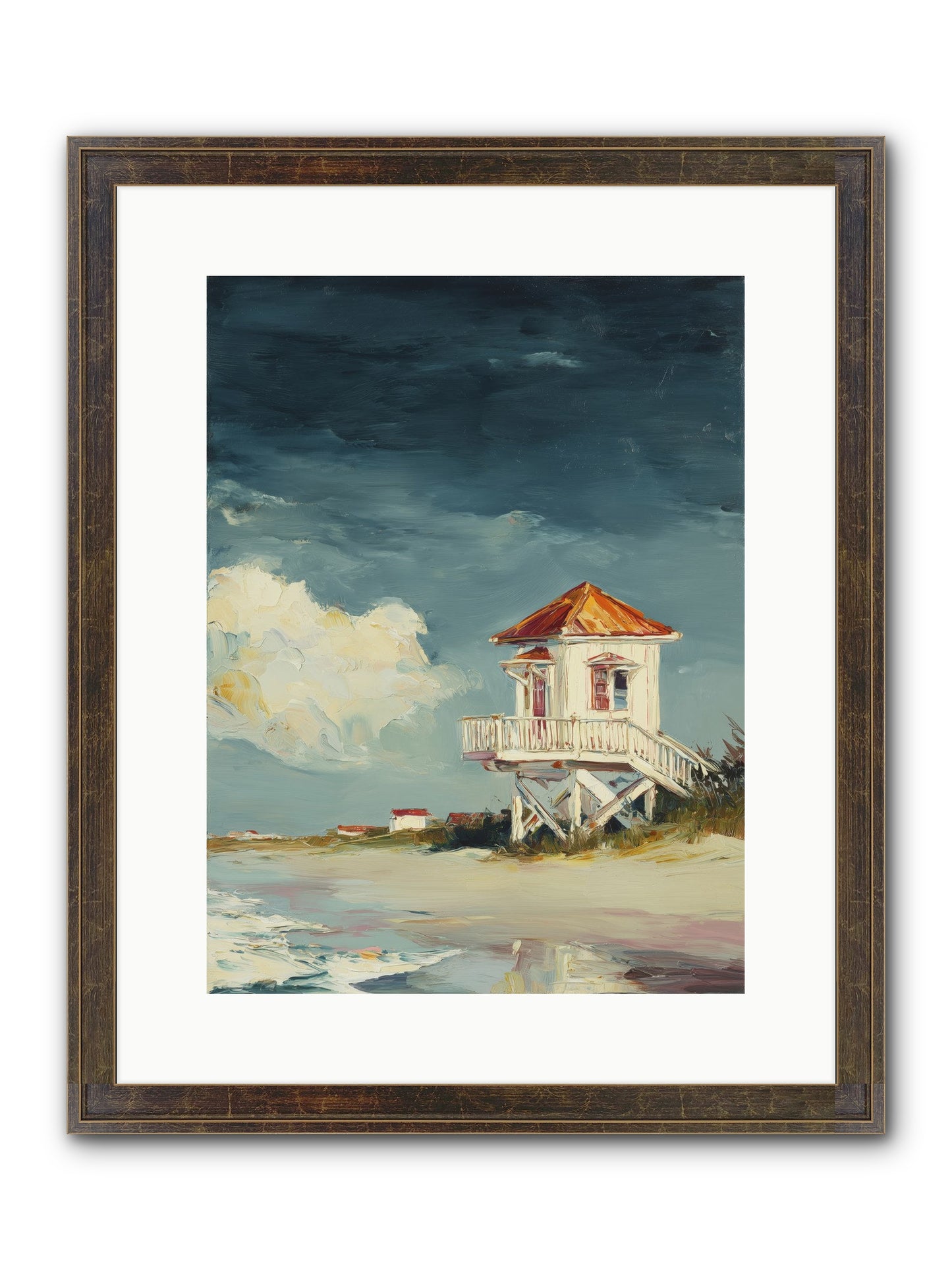 July's Perfect Moment Framed Print - Slimwoods Black/Gold 12x16
