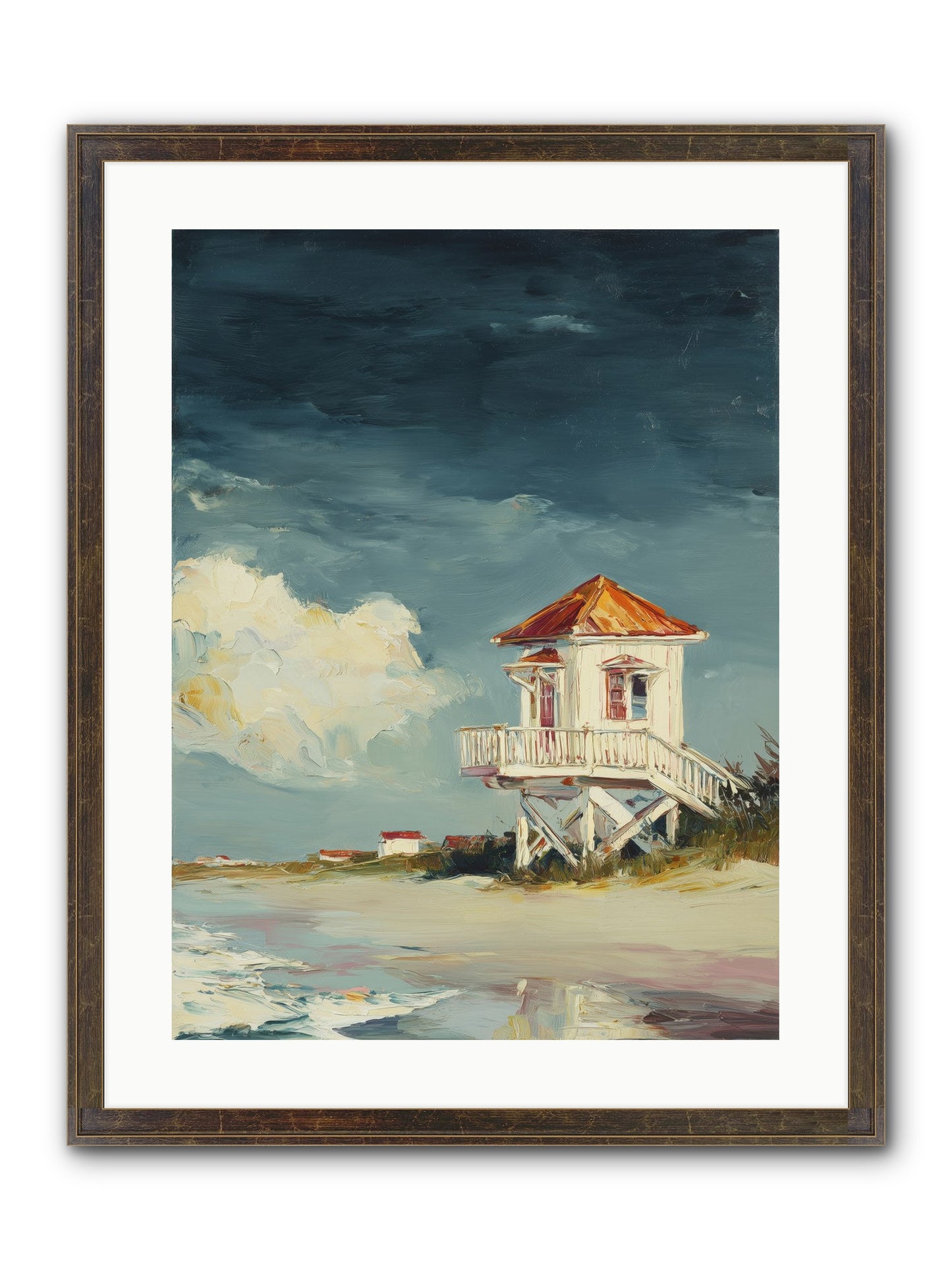 July's Perfect Moment Framed Print - Slimwoods Black/Gold 18x24