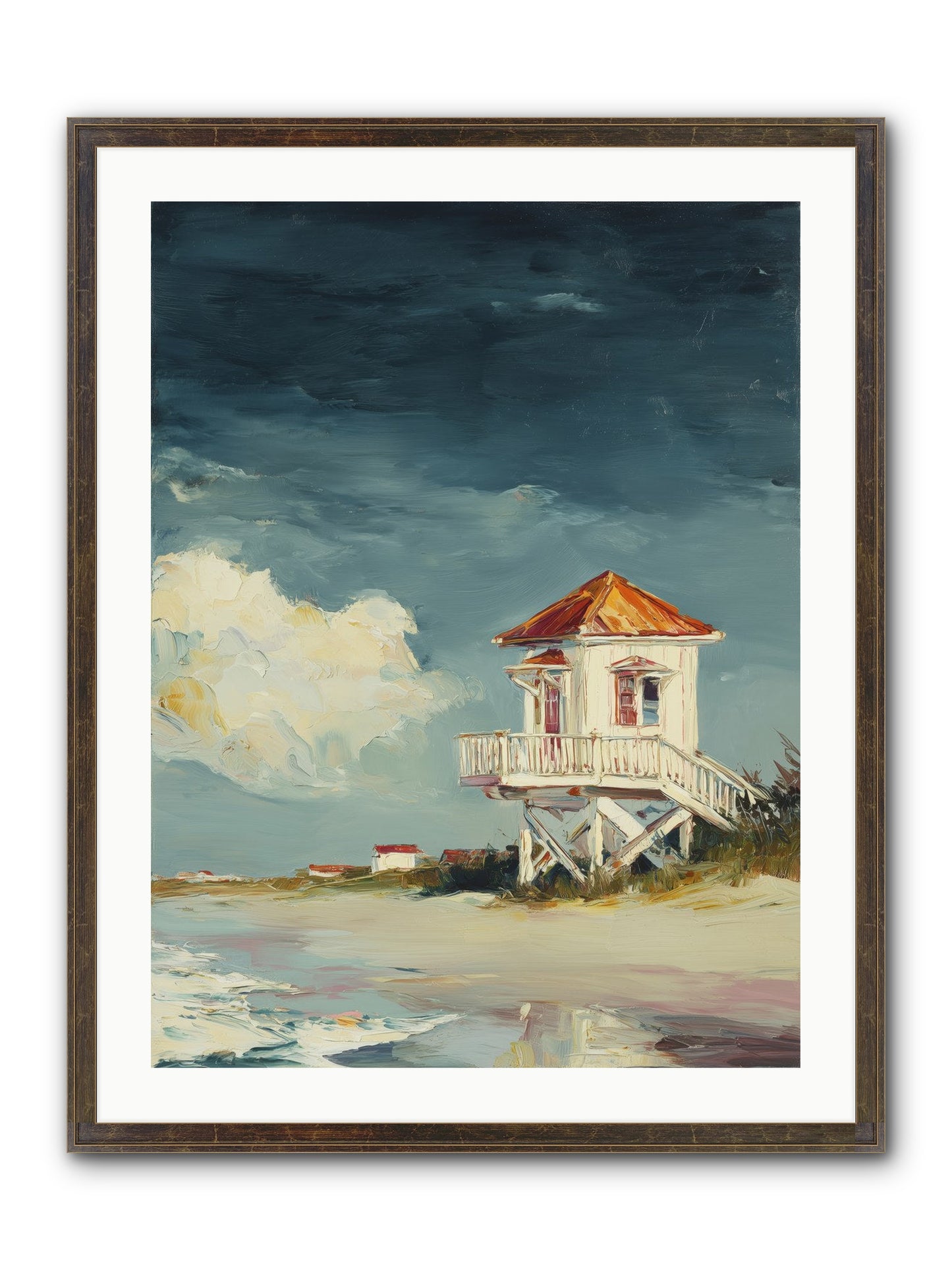 July's Perfect Moment Framed Print - Slimwoods Black/Gold 24x32