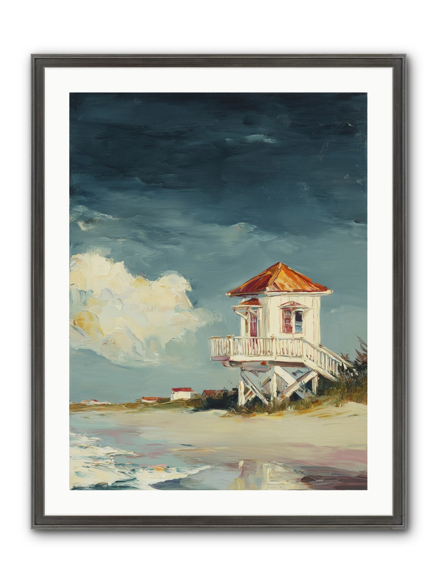 July's Perfect Moment Framed Print - Slimwoods Black/Silver 24x32