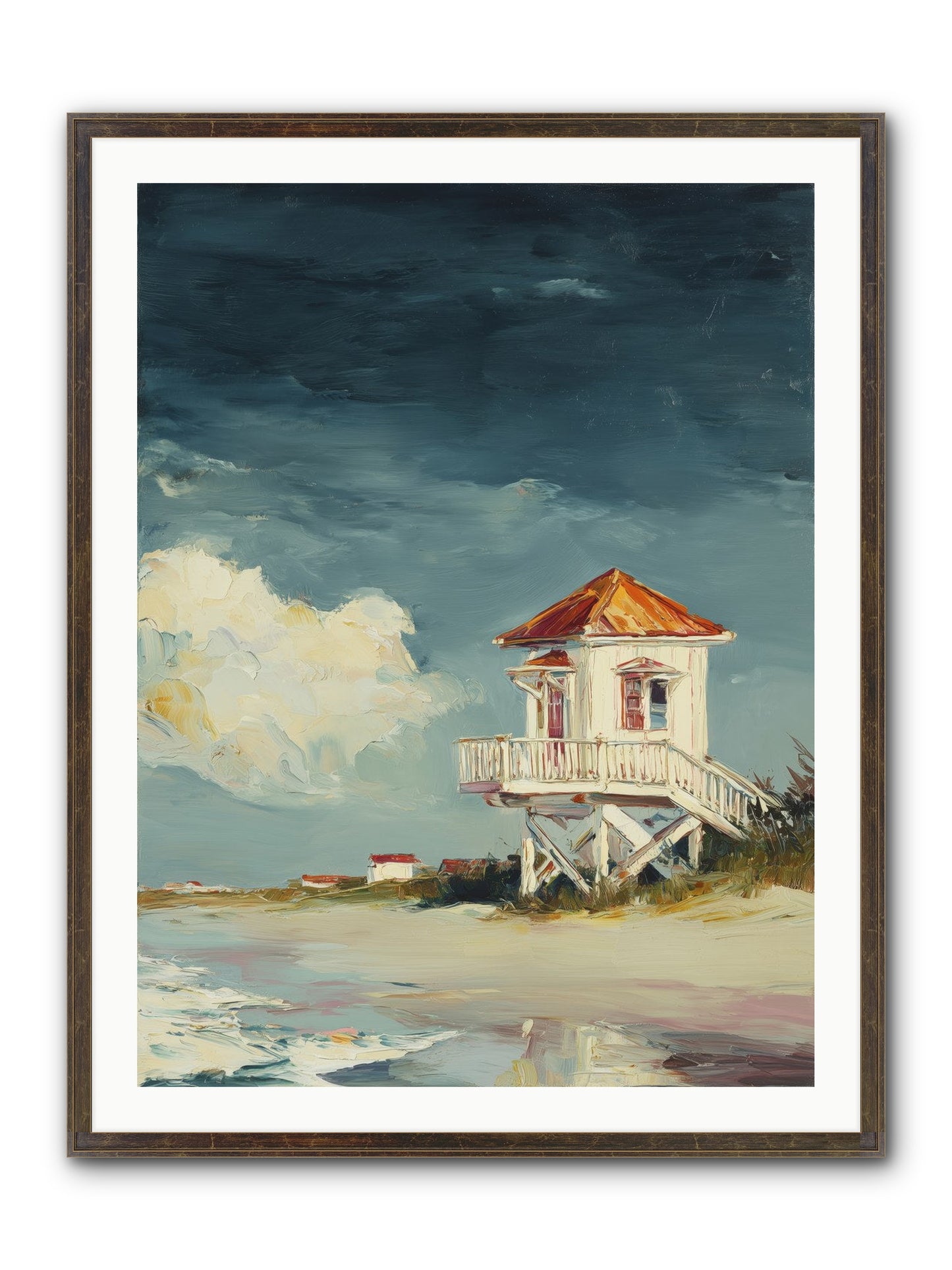 July's Perfect Moment Framed Print - Slimwoods Black/Gold 30x40