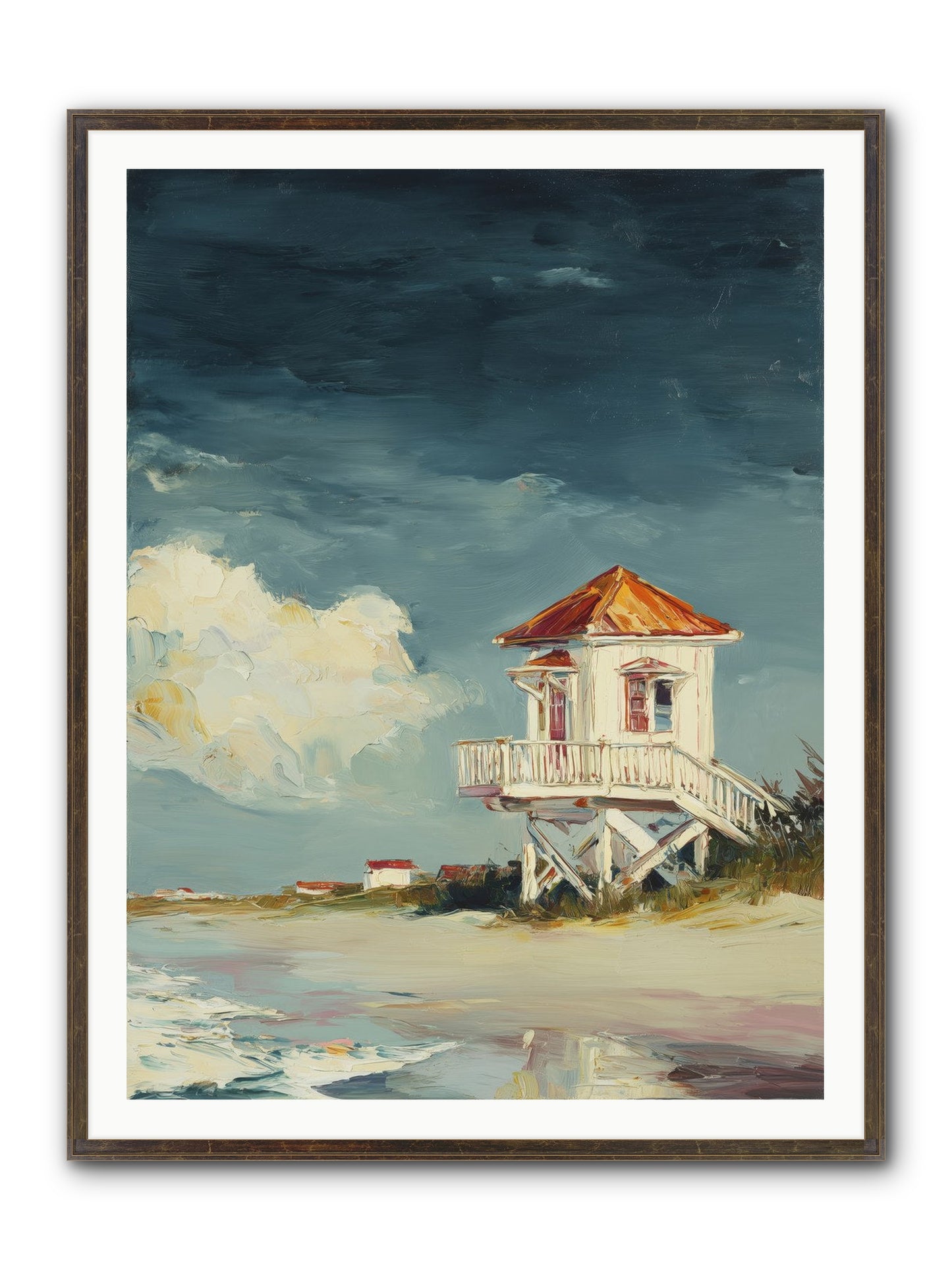 July's Perfect Moment Framed Print - Slimwoods Black/Gold 36x48