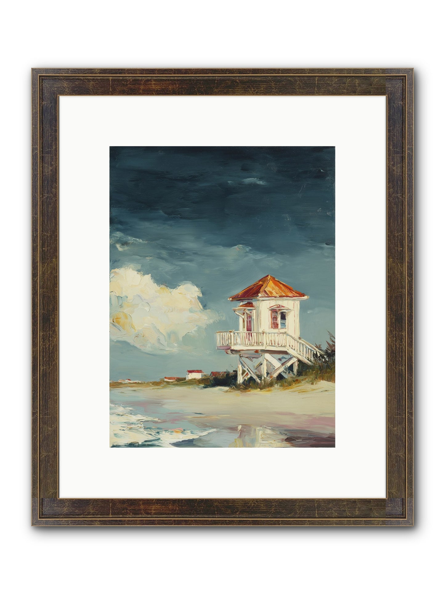 July's Perfect Moment Framed Print - Slimwoods Black/Gold 9x12