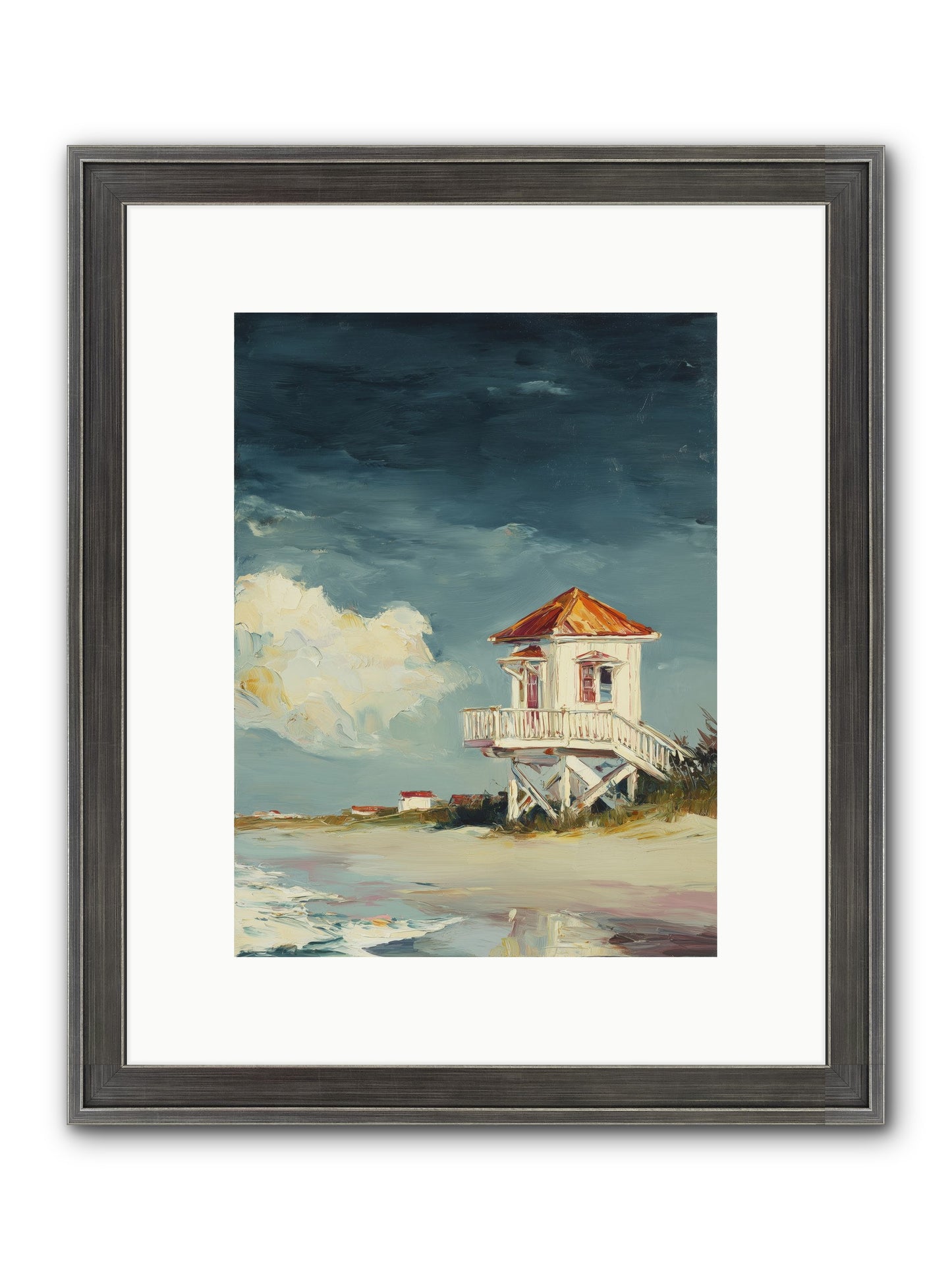 July's Perfect Moment Framed Print - Slimwoods Black/Silver 9x12
