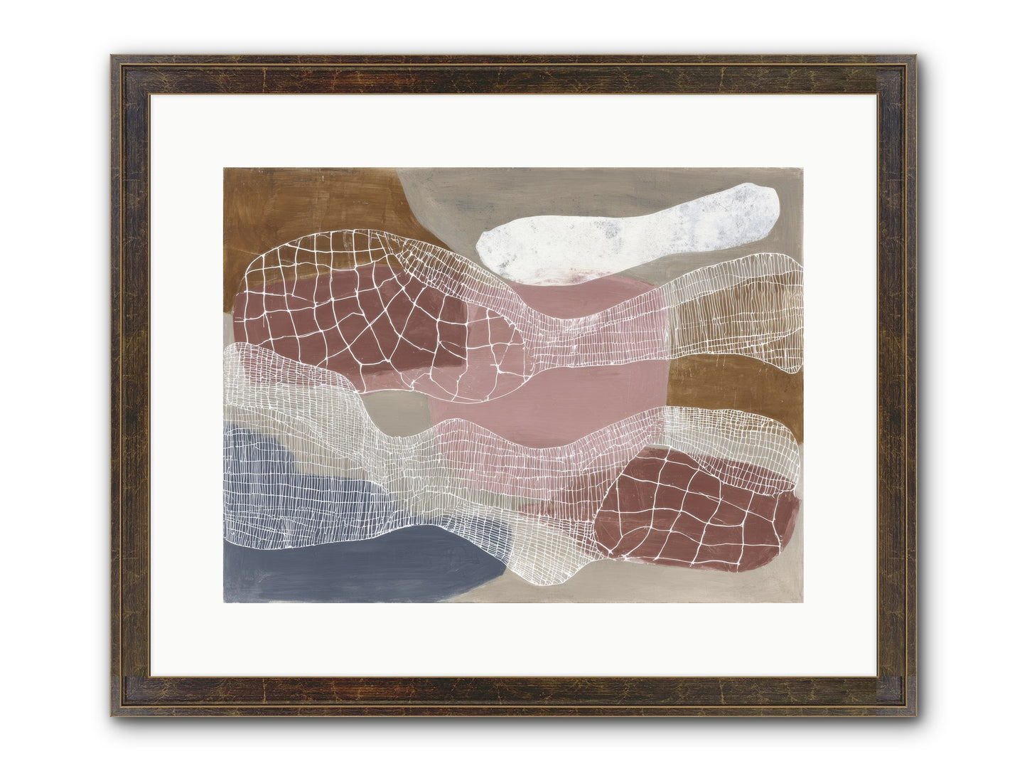 Juniper Framed Print - Slimwoods Black/Gold 16x12