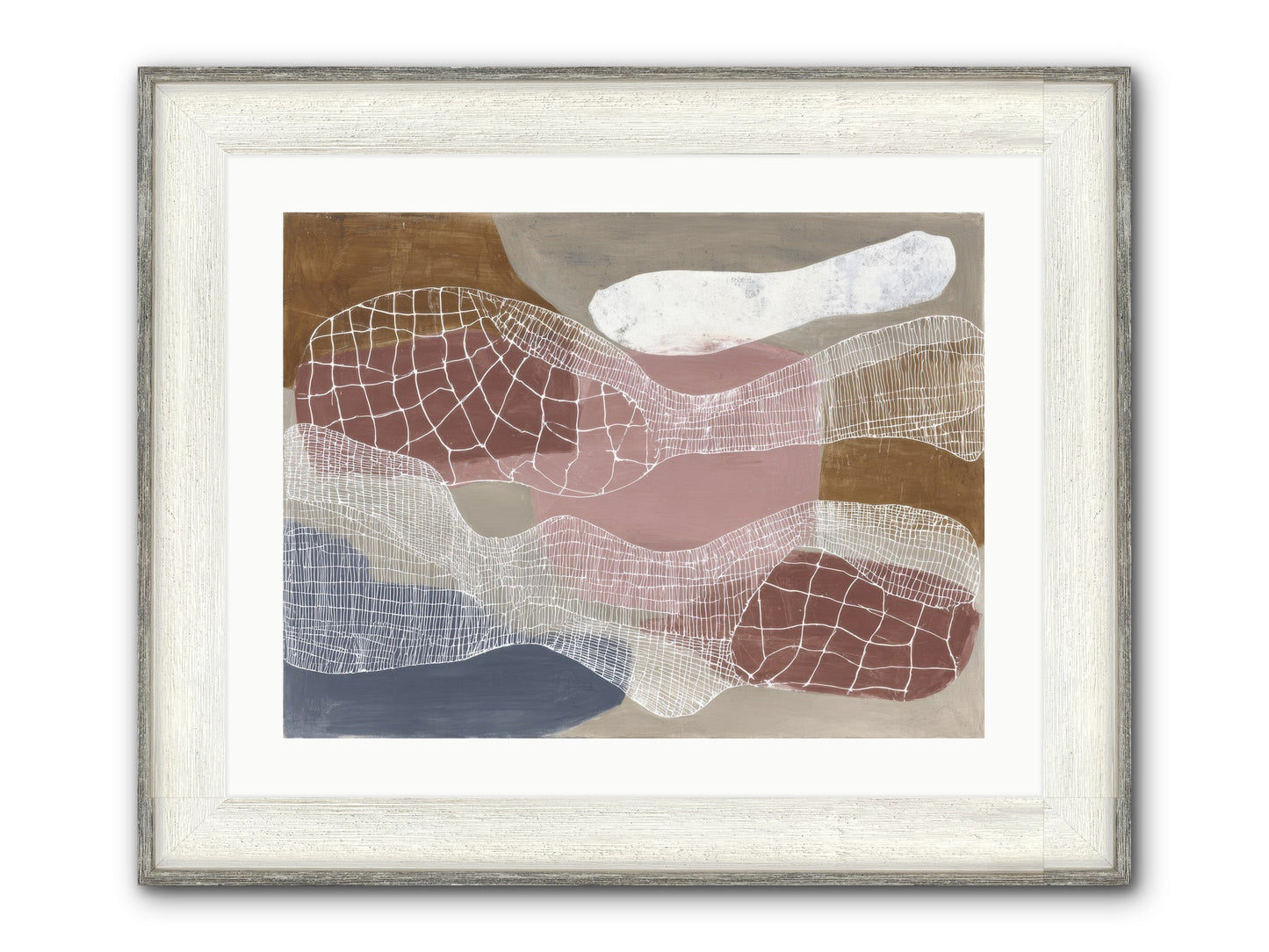 Juniper Framed Print - Driftwood White 24x18