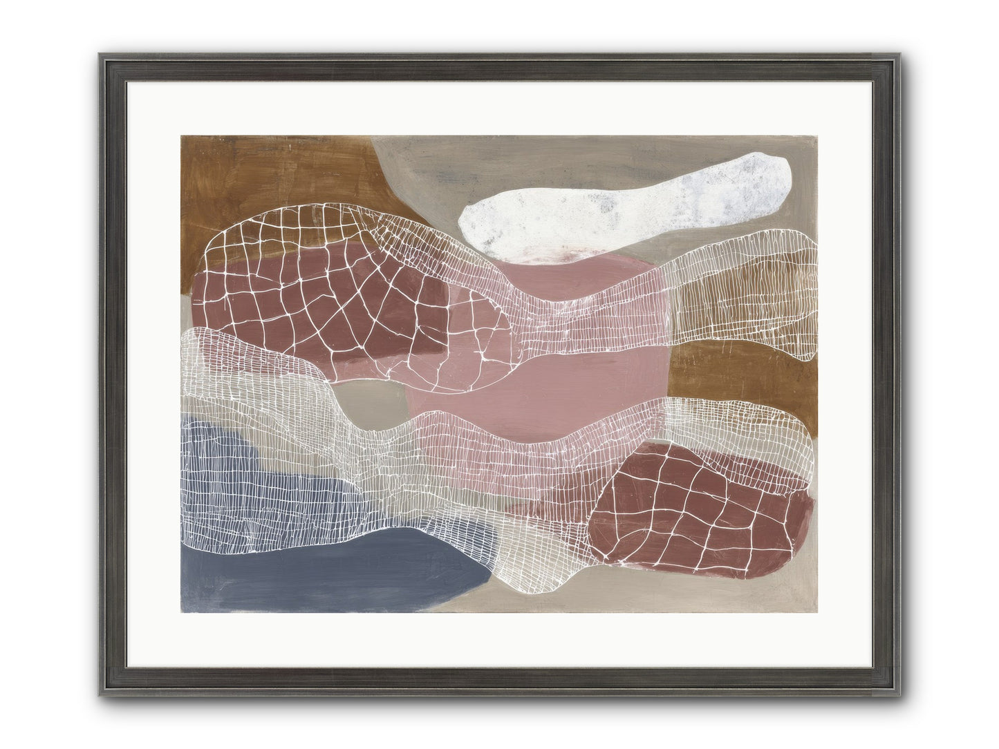 Juniper Framed Print - Slimwoods Black/Silver 24x18