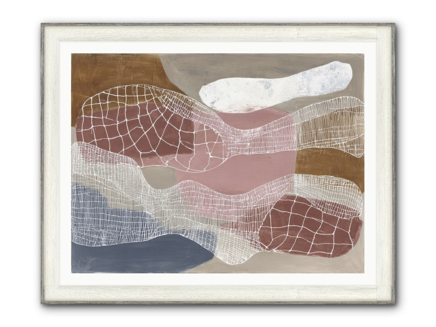 Juniper Framed Print - Driftwood White 48x36